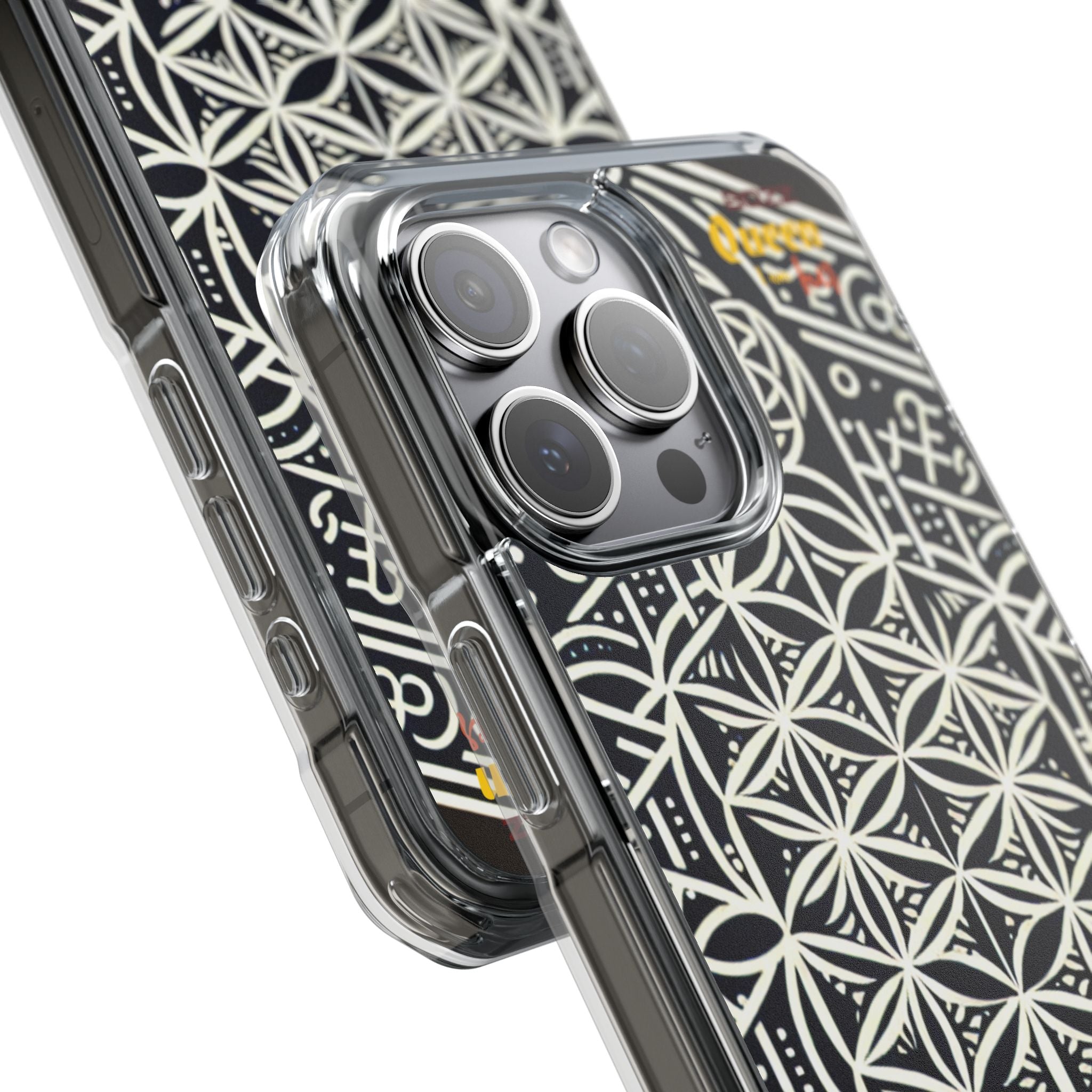 Magnetic Clear Impact Phone Cases with Geometric Design, Protective Cell Phone Covers, Unique Gift for Tech Lovers, Modern [...]