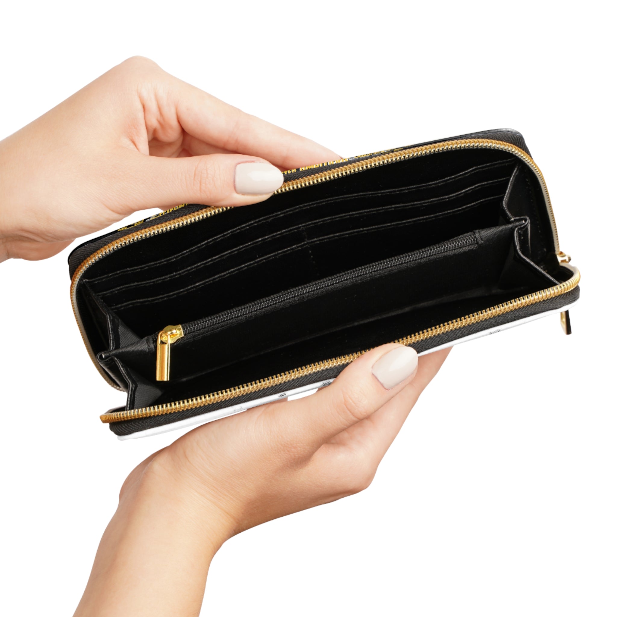 I AM Series Bold Graphic Zipper Wallet - Premium Travel Organizer & Fashion Statement