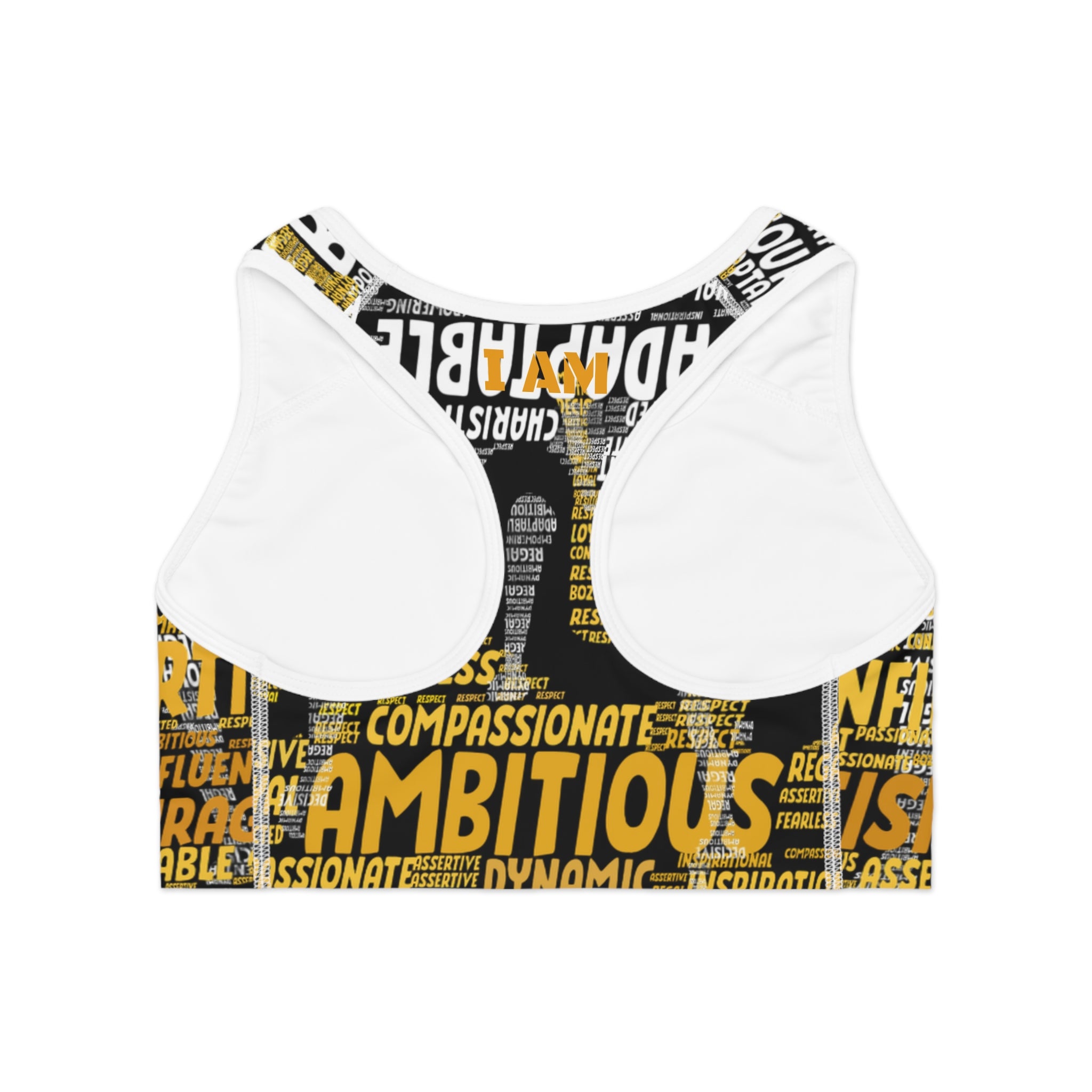 BOZZ QUEEN I AM Series Sports Bra - All Over Print