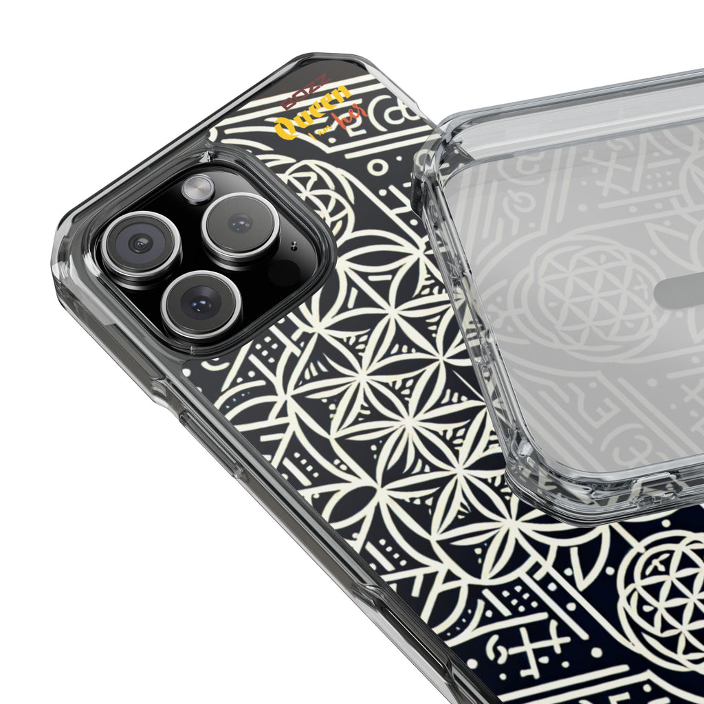 Magnetic Clear Impact Phone Cases with Geometric Design, Protective Cell Phone Covers, Unique Gift for Tech Lovers, Modern [...]