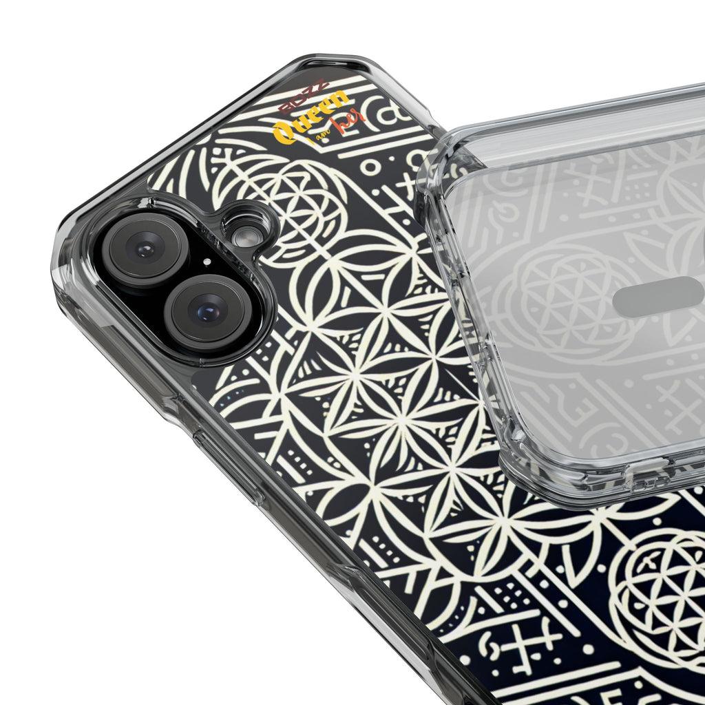 Magnetic Clear Impact Phone Cases with Geometric Design, Protective Cell Phone Covers, Unique Gift for Tech Lovers, Modern [...]