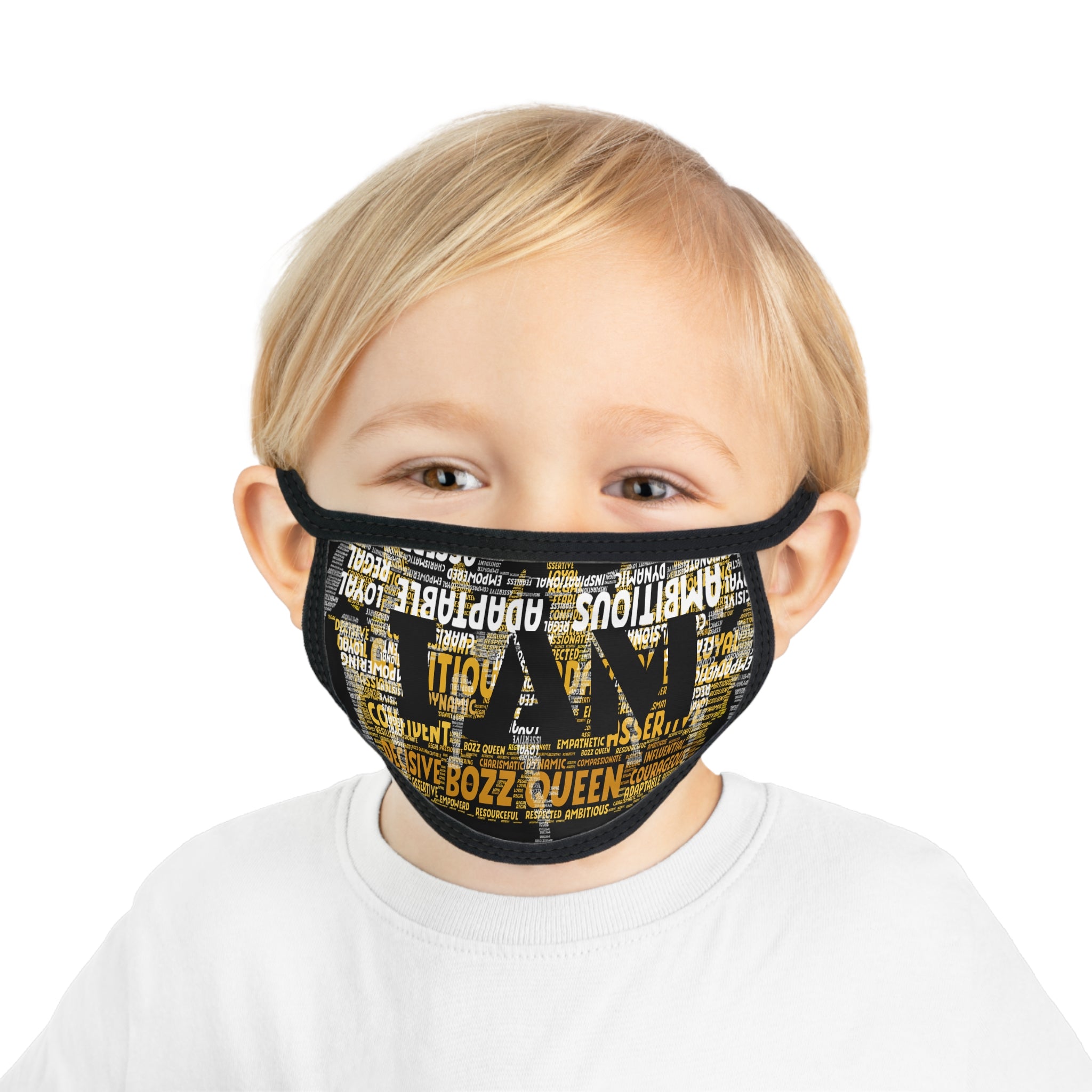 I AM Series Empowering Kid's Face Mask - Superhero Inspirational Mask for Confident Kids