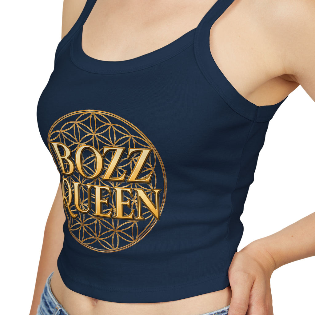 Women's Flower of Life Tank Top - Sacred Geometry Spaghetti Strap
