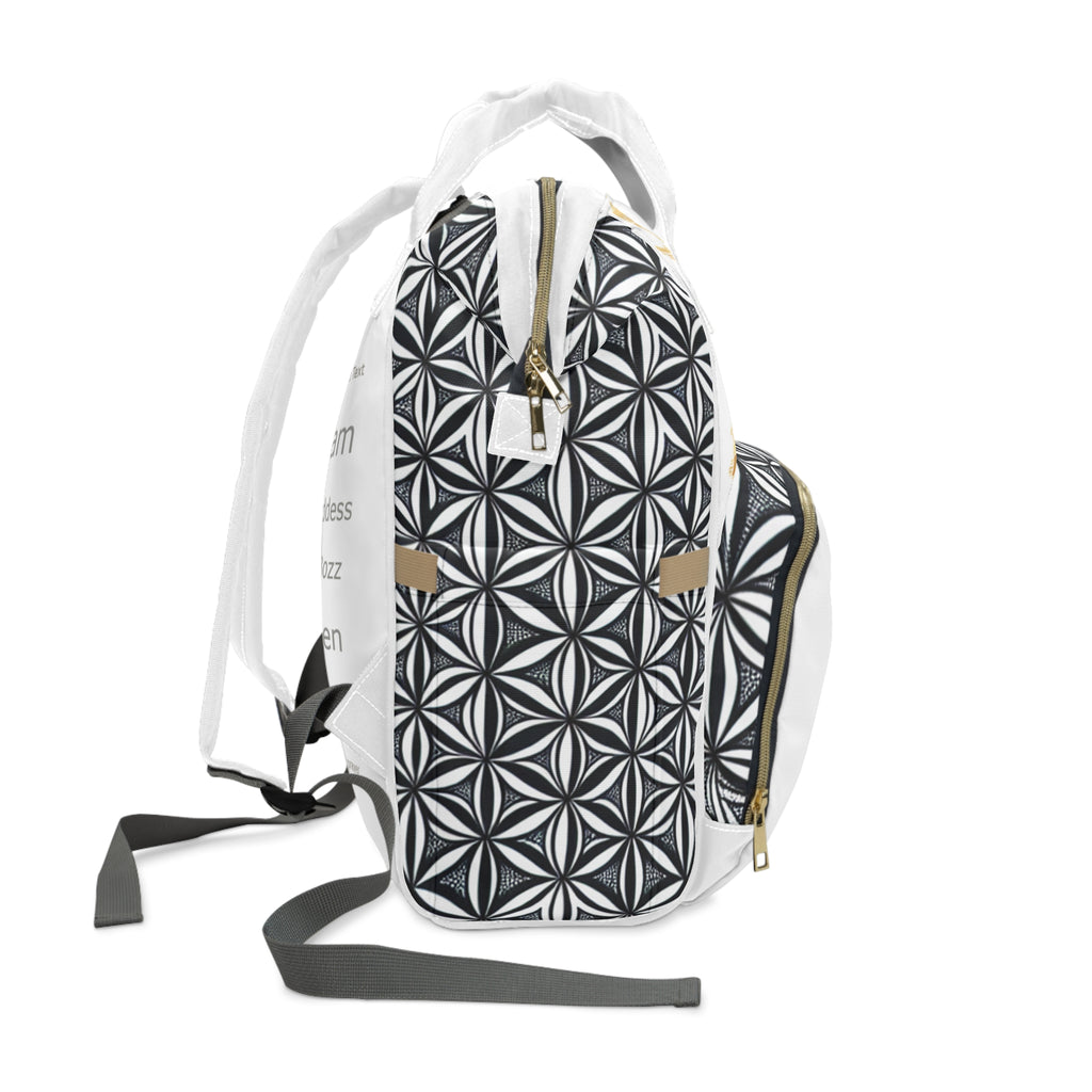 Bozz Queen Empowerment Diaper Backpack - Multifunctional Stylish Mom Life Bag for New Parents