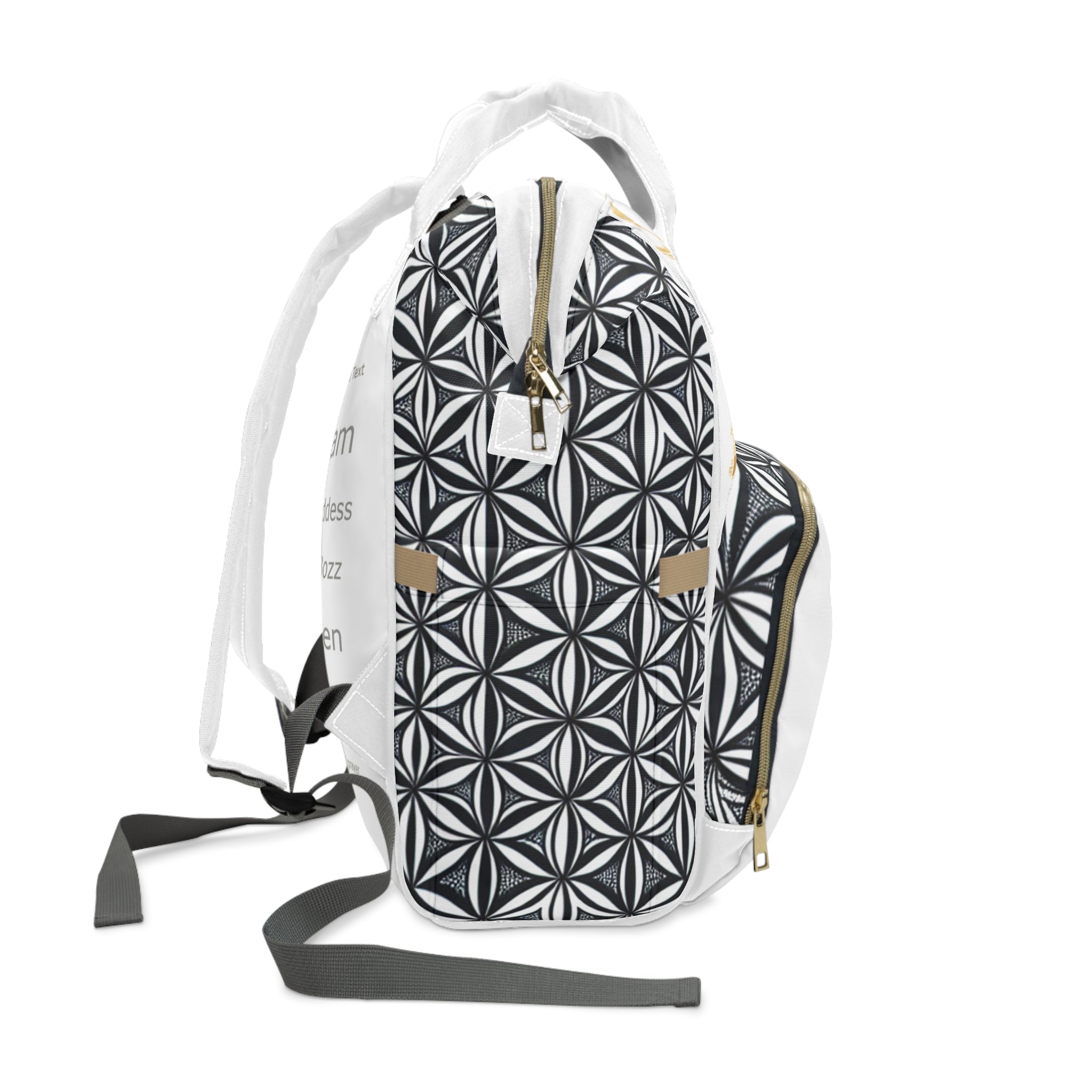 Bozz Queen Empowerment Diaper Backpack - Multifunctional Stylish Mom Life Bag for New Parents