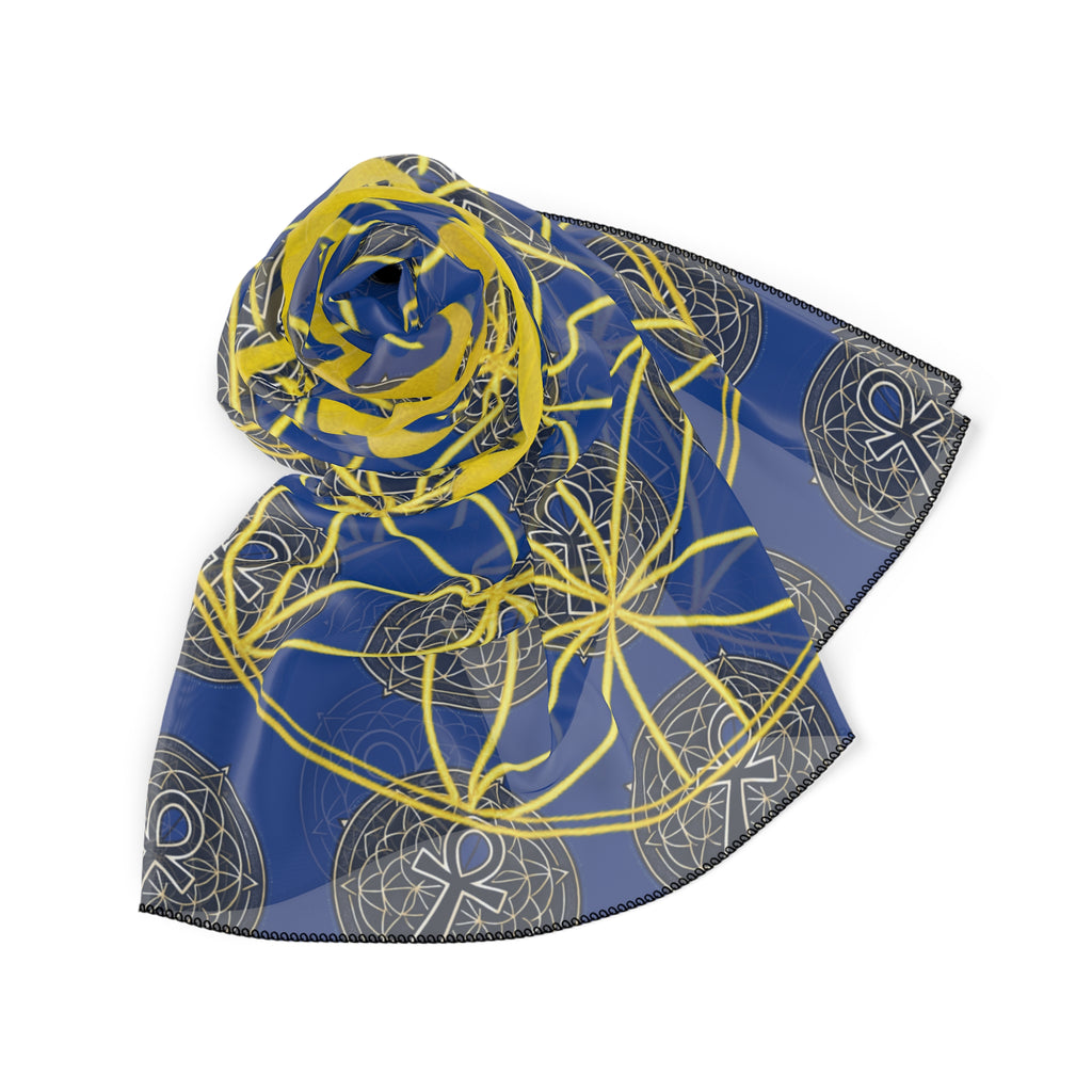 Flower of Life Scarf - Sacred Geometry Spiritual Accessory
