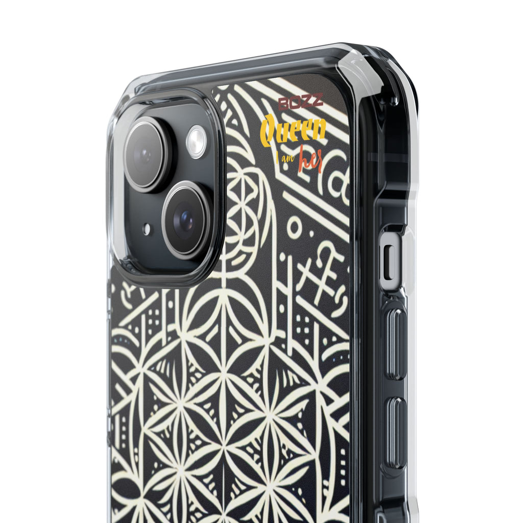 Magnetic Clear Impact Phone Cases with Geometric Design, Protective Cell Phone Covers, Unique Gift for Tech Lovers, Modern [...]