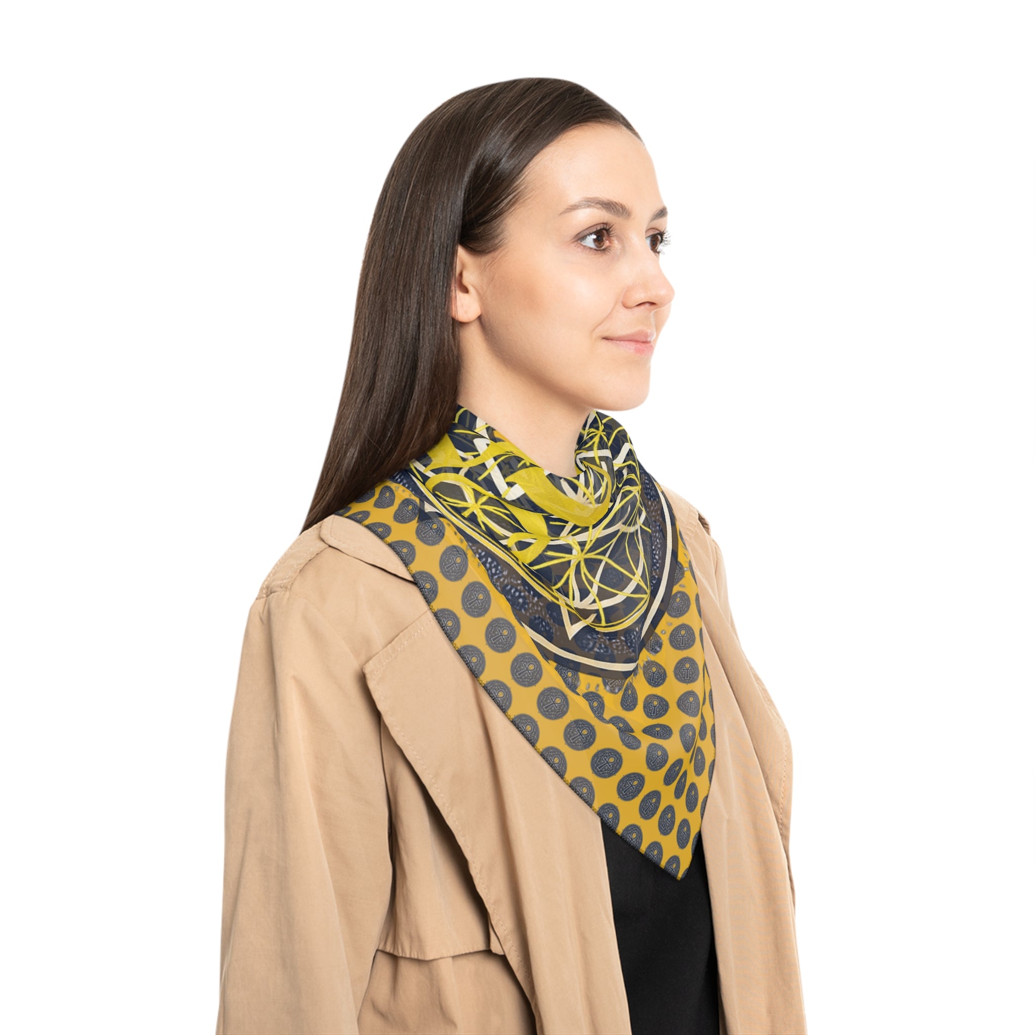 Boho Queen Poly Scarf - Stylish Accessory for All Occasions