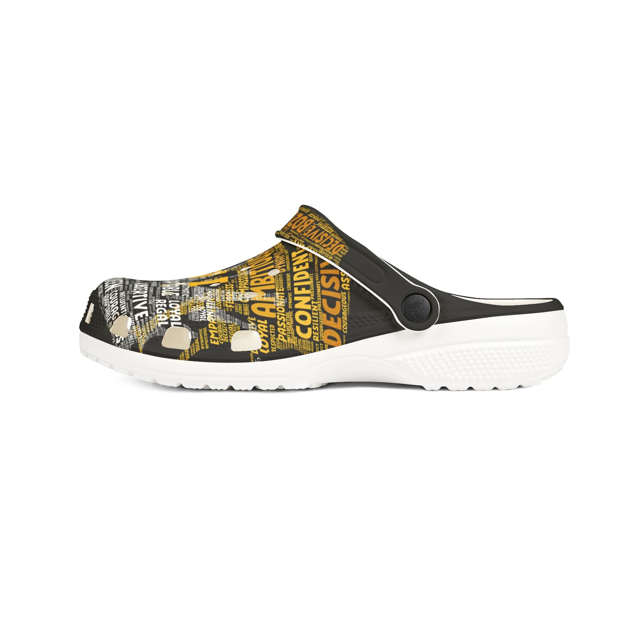 Bozz Queen I AM Series Foam Clogs - Inspirational Comfort Shoes for Entrepreneurs