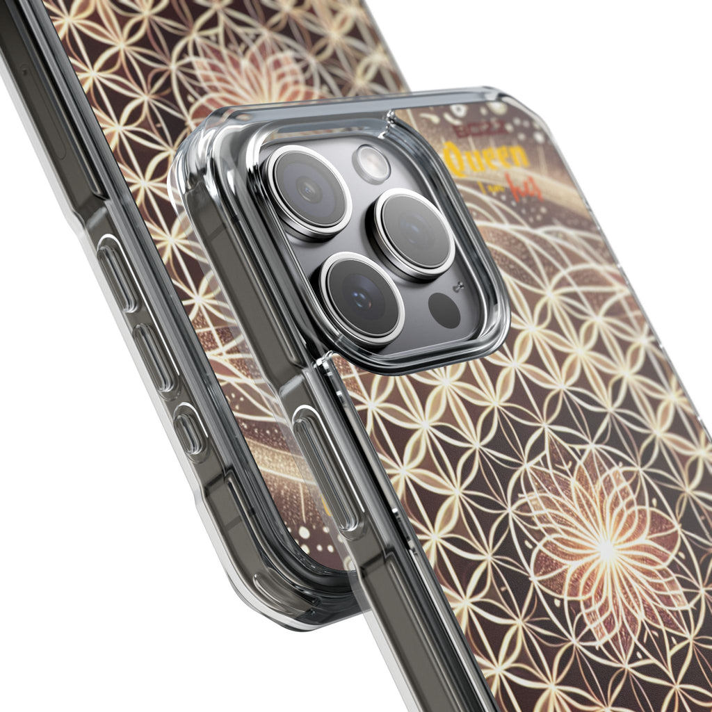 Magnetic Clear Impact Phone Cases, Protective Crystal Shells for Phone, Phone Accessories for Gift, Aura Design Case, Bohemian Style [...]