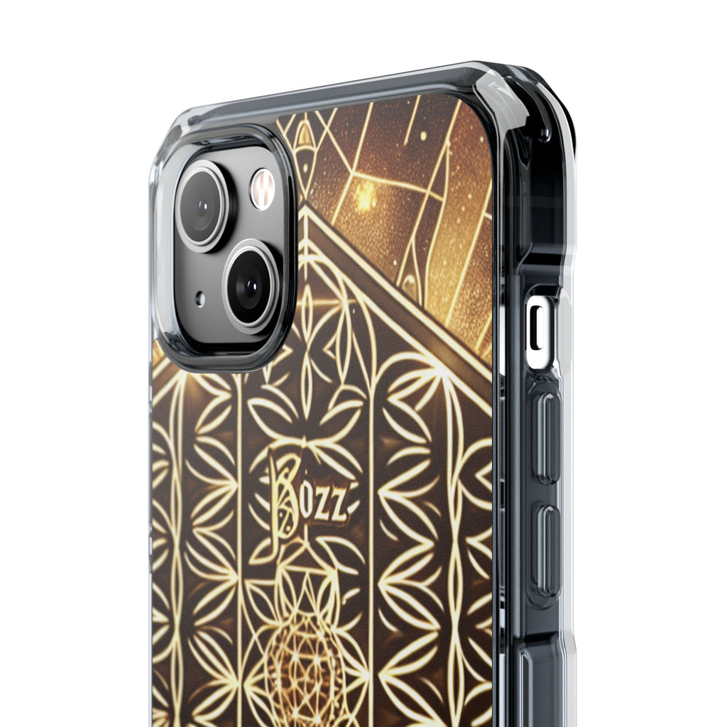 Magnetic Phone Case, Bozz Queen Case, Unique Clear Case, Customizable Phone Cover, Perfect Gift for Her