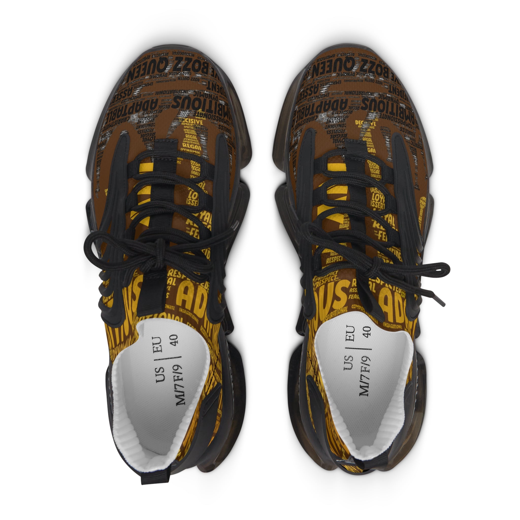 I AM Series Brown Women's Mesh Sneakers - Lightweight Athletic Shoes