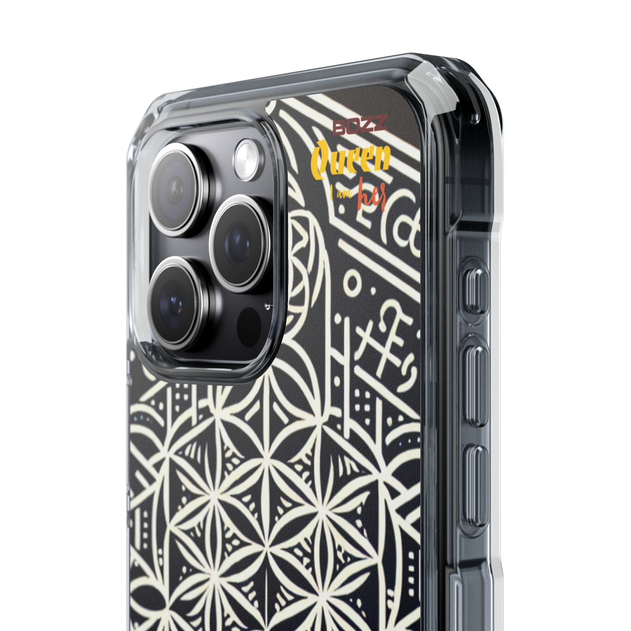 Magnetic Clear Impact Phone Cases with Geometric Design, Protective Cell Phone Covers, Unique Gift for Tech Lovers, Modern [...]