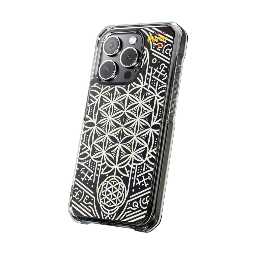 Magnetic Clear Impact Phone Cases with Geometric Design, Protective Cell Phone Covers, Unique Gift for Tech Lovers, Modern [...]