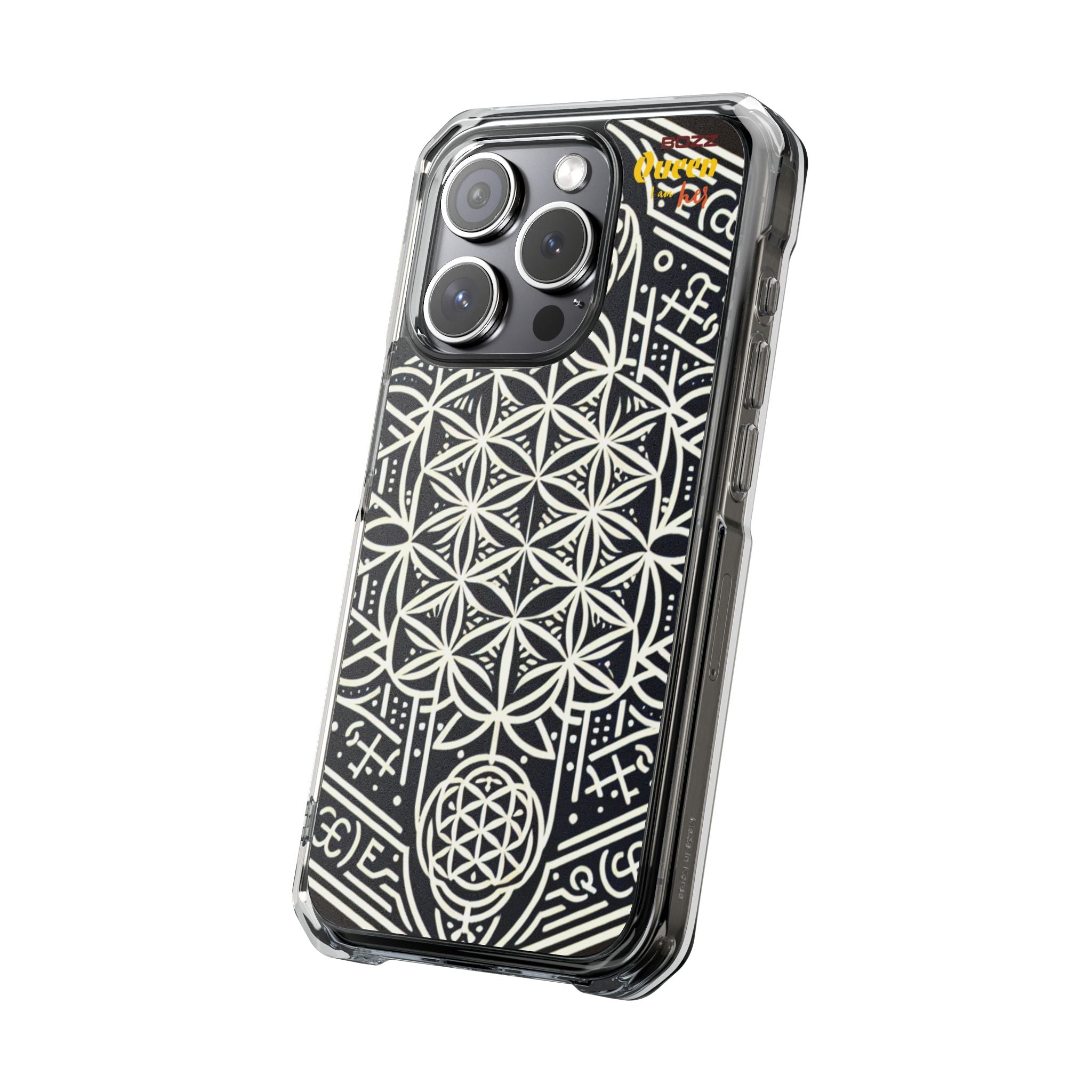 Magnetic Clear Impact Phone Cases with Geometric Design, Protective Cell Phone Covers, Unique Gift for Tech Lovers, Modern [...]