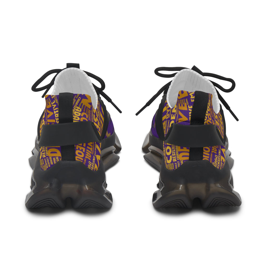 I AM Series Purple Women's Mesh Sneakers - Lightweight Athletic Shoes
