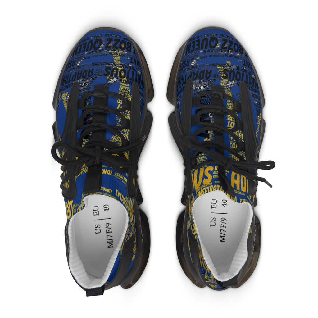 I AM Series Dark Blue Women's Mesh Sneakers - Lightweight Athletic Shoes