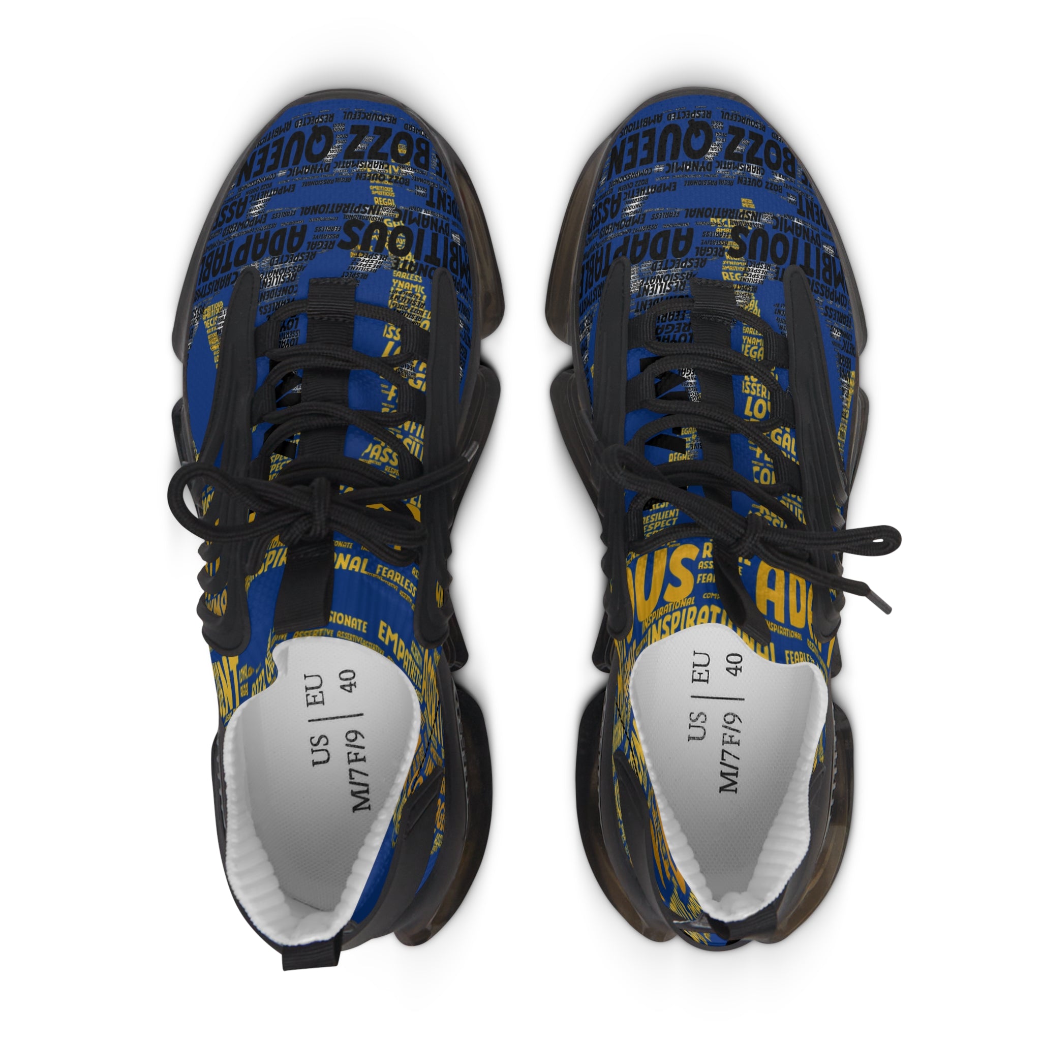 I AM Series Dark Blue Women's Mesh Sneakers - Lightweight Athletic Shoes