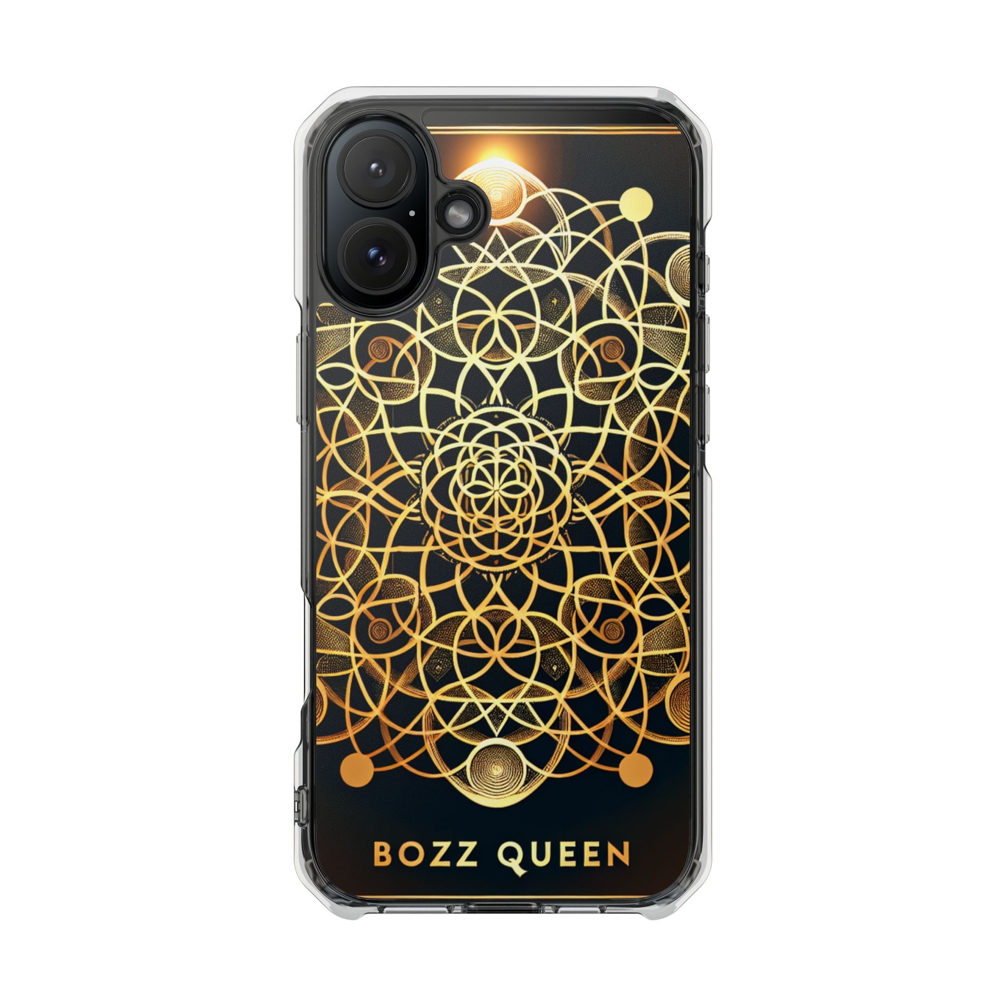 Bozz Queen Magnetic Clear Impact Case - Stylish, Protective Phone Case for Empowering Vibes, Gift for Her, Trendy Tech Accessories, [...]