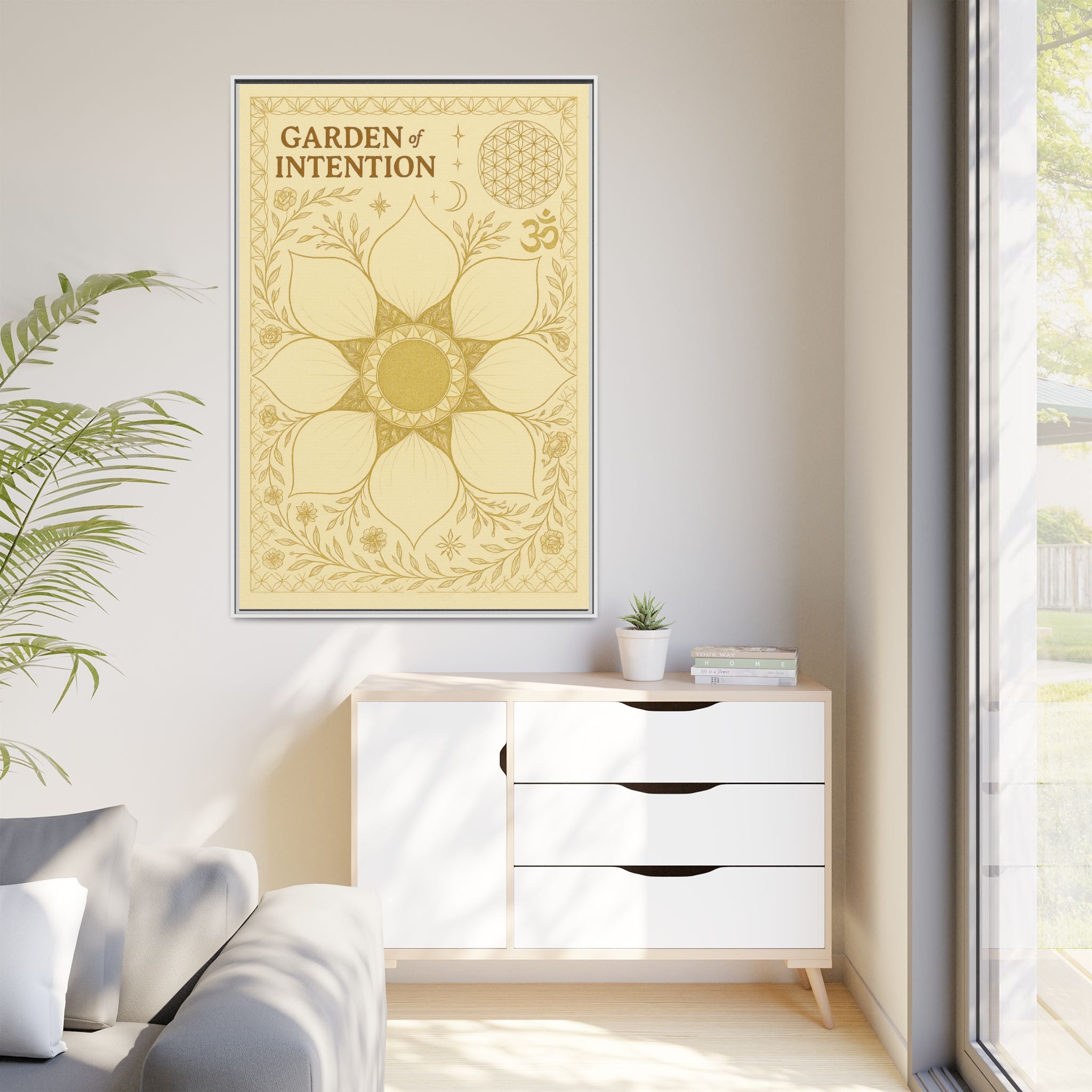 Matte Canvas, Framed (Multi-color)