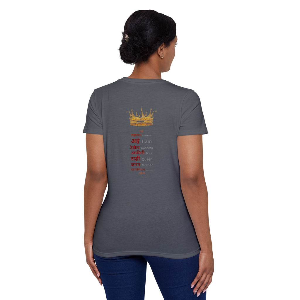 Bozz Queen Mandala Graphic Tee - Women's Organic Cotton T-Shirt