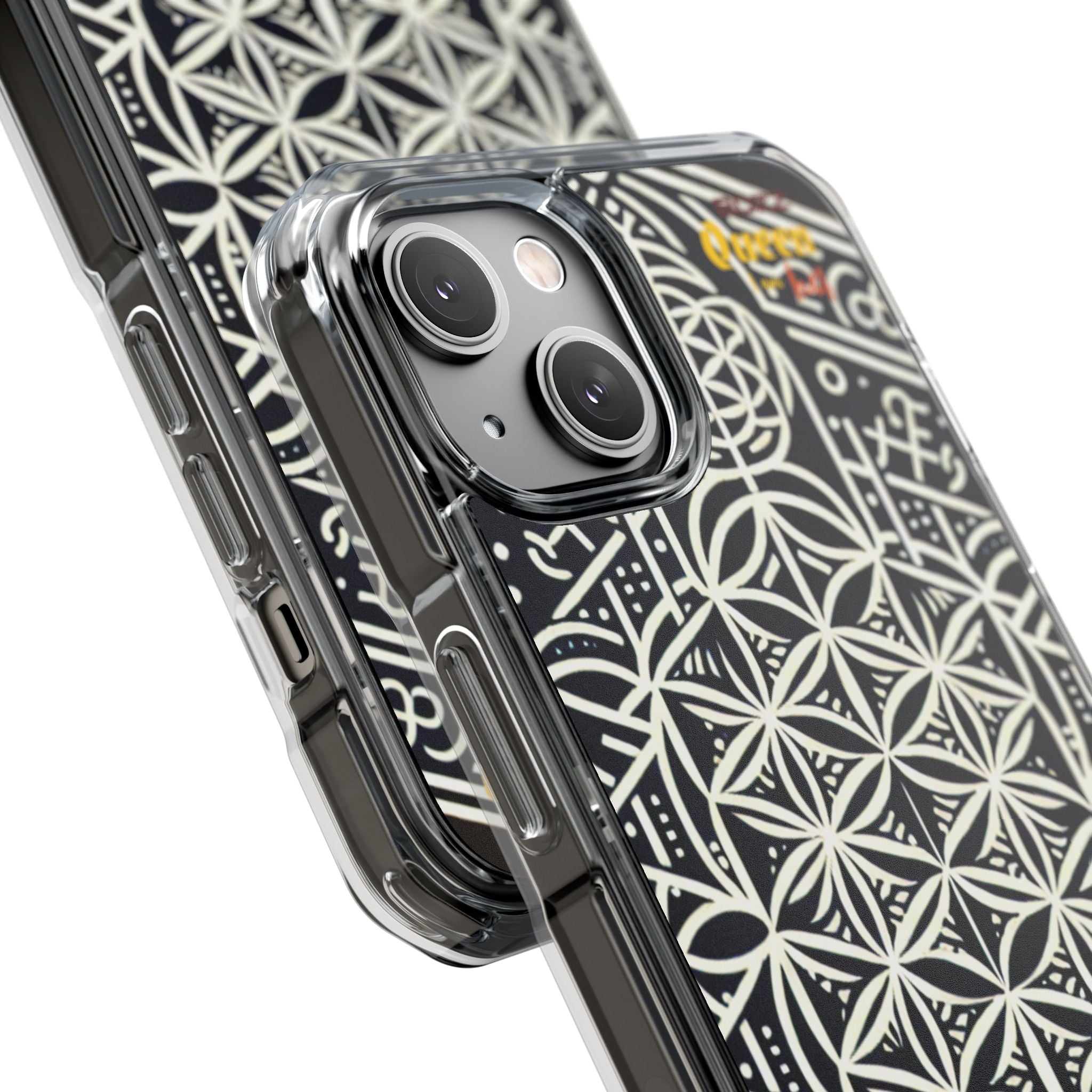 Magnetic Clear Impact Phone Cases with Geometric Design, Protective Cell Phone Covers, Unique Gift for Tech Lovers, Modern [...]