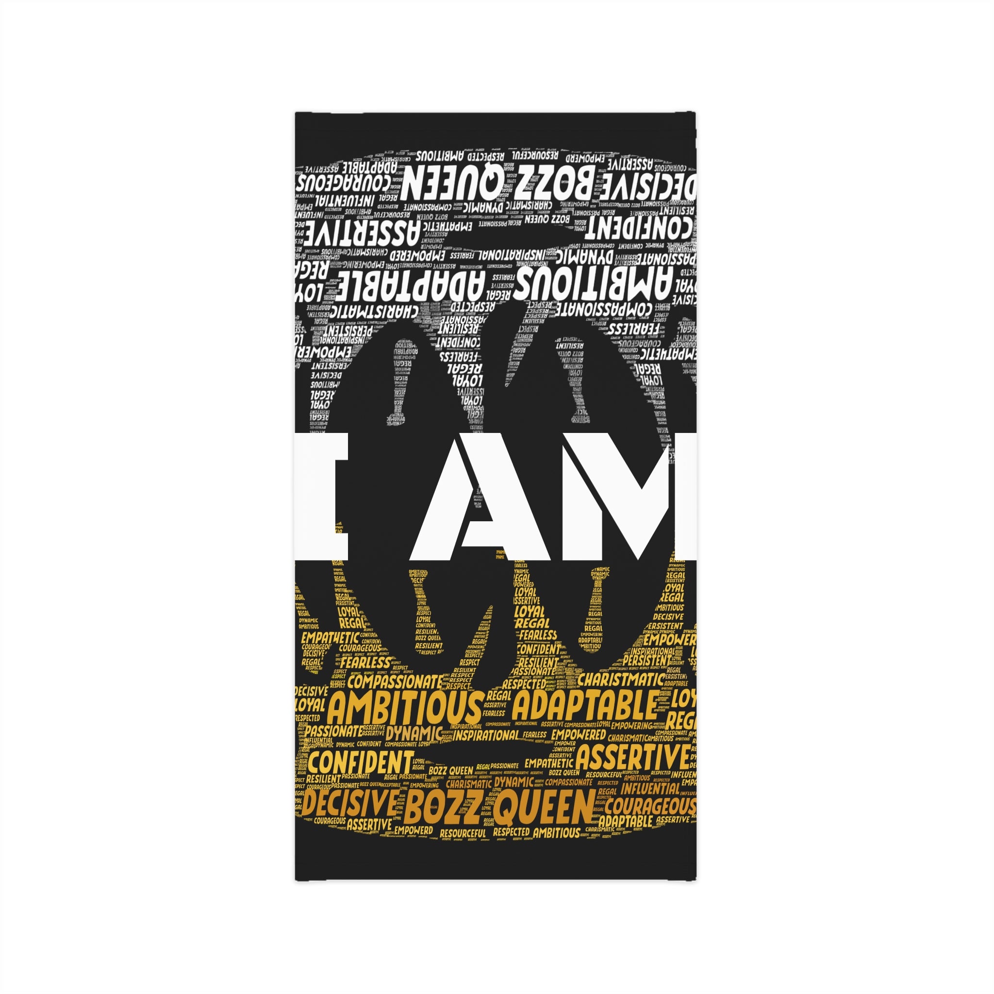 I AM Series Empowering Neck Gaiter - Inspirational Outdoor Accessory for Queens