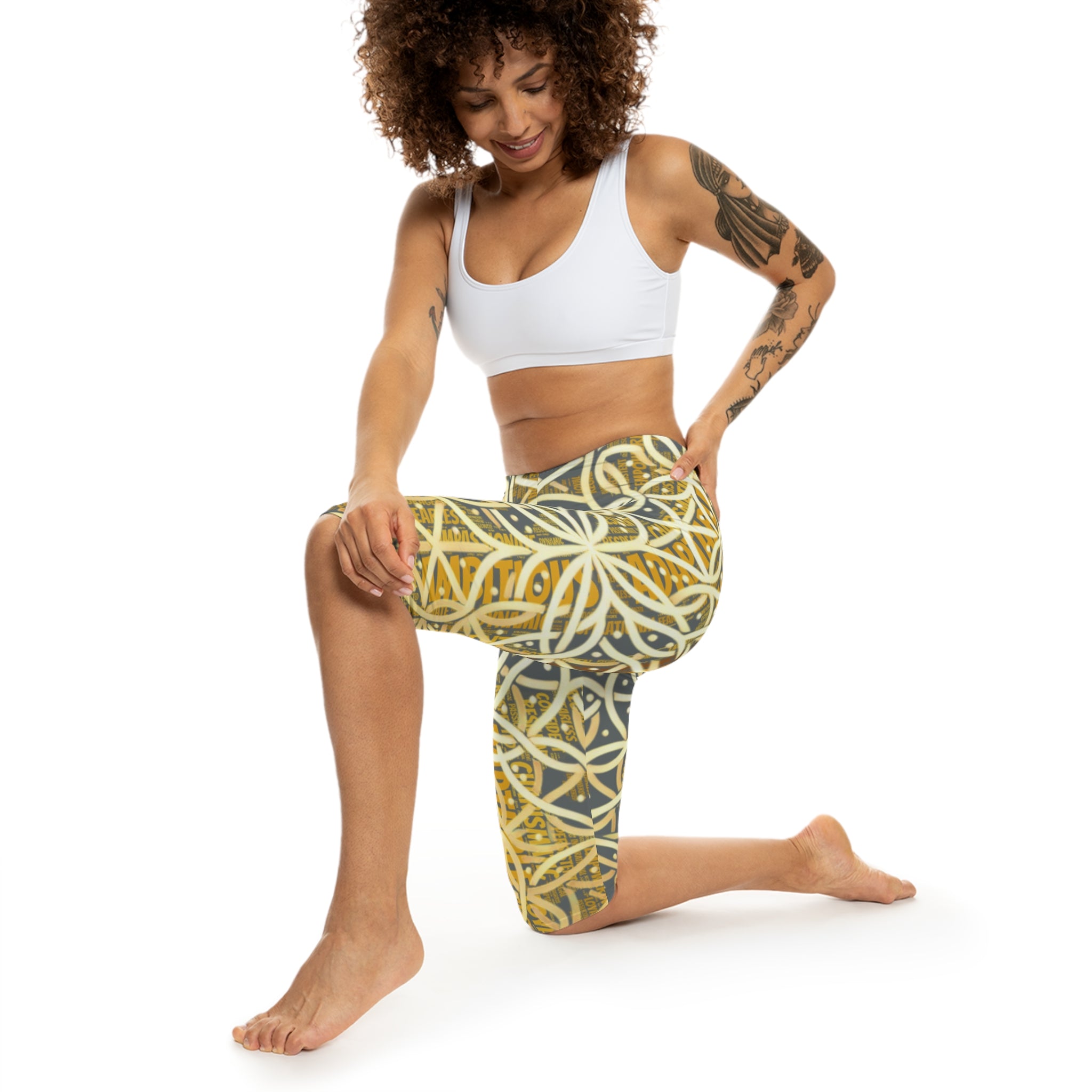 Dark Grey Chic Women's Capri Leggings - Premium Yoga Pants for Active Lifestyle