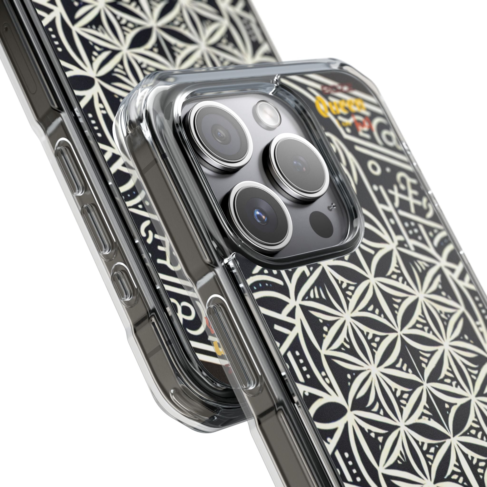 Magnetic Clear Impact Phone Cases with Geometric Design, Protective Cell Phone Covers, Unique Gift for Tech Lovers, Modern [...]