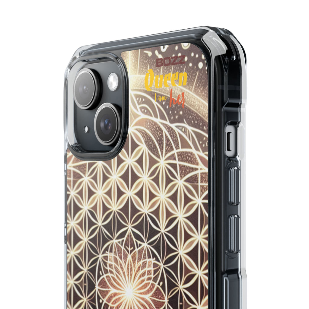 Magnetic Clear Impact Phone Cases, Protective Crystal Shells for Phone, Phone Accessories for Gift, Aura Design Case, Bohemian Style [...]