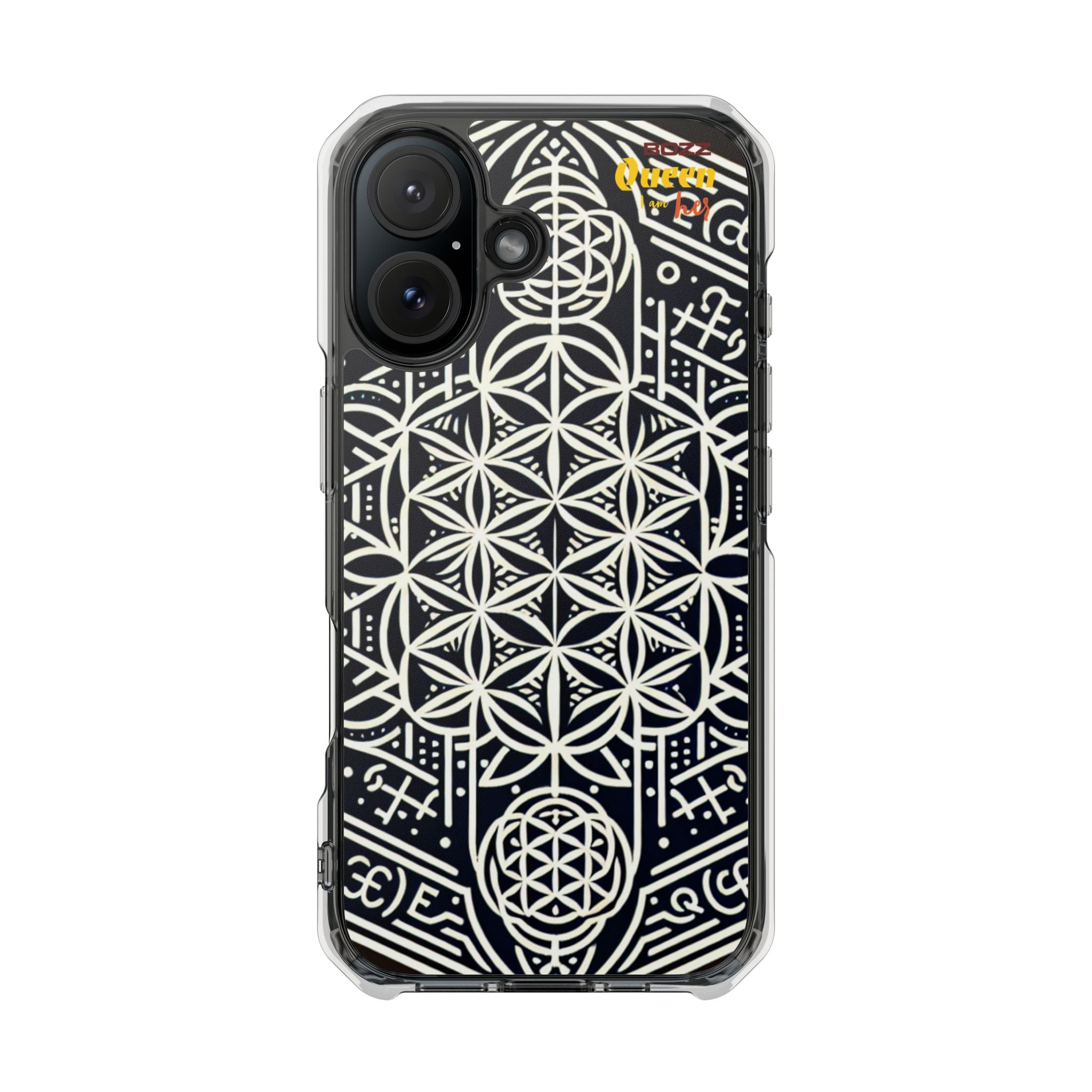 Magnetic Clear Impact Phone Cases with Geometric Design, Protective Cell Phone Covers, Unique Gift for Tech Lovers, Modern [...]