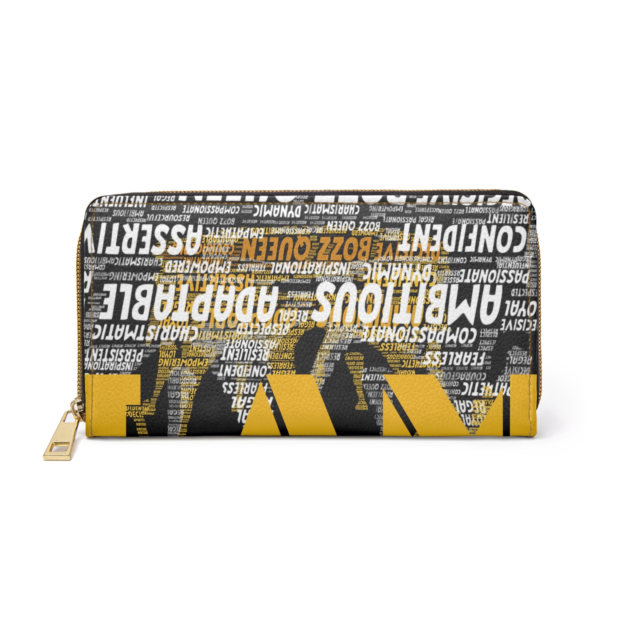 I AM Series Bold Graphic Zipper Wallet - Premium Travel Organizer & Fashion Statement