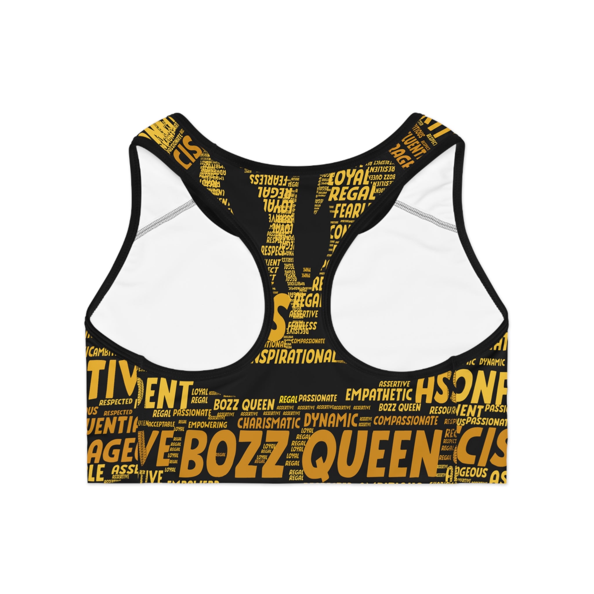 Copy of Empowered Words Sports Bra, Motivational Workout Top, Fitness Gear for Women, Ideal for Gym or Yoga, Inspiring Activewear