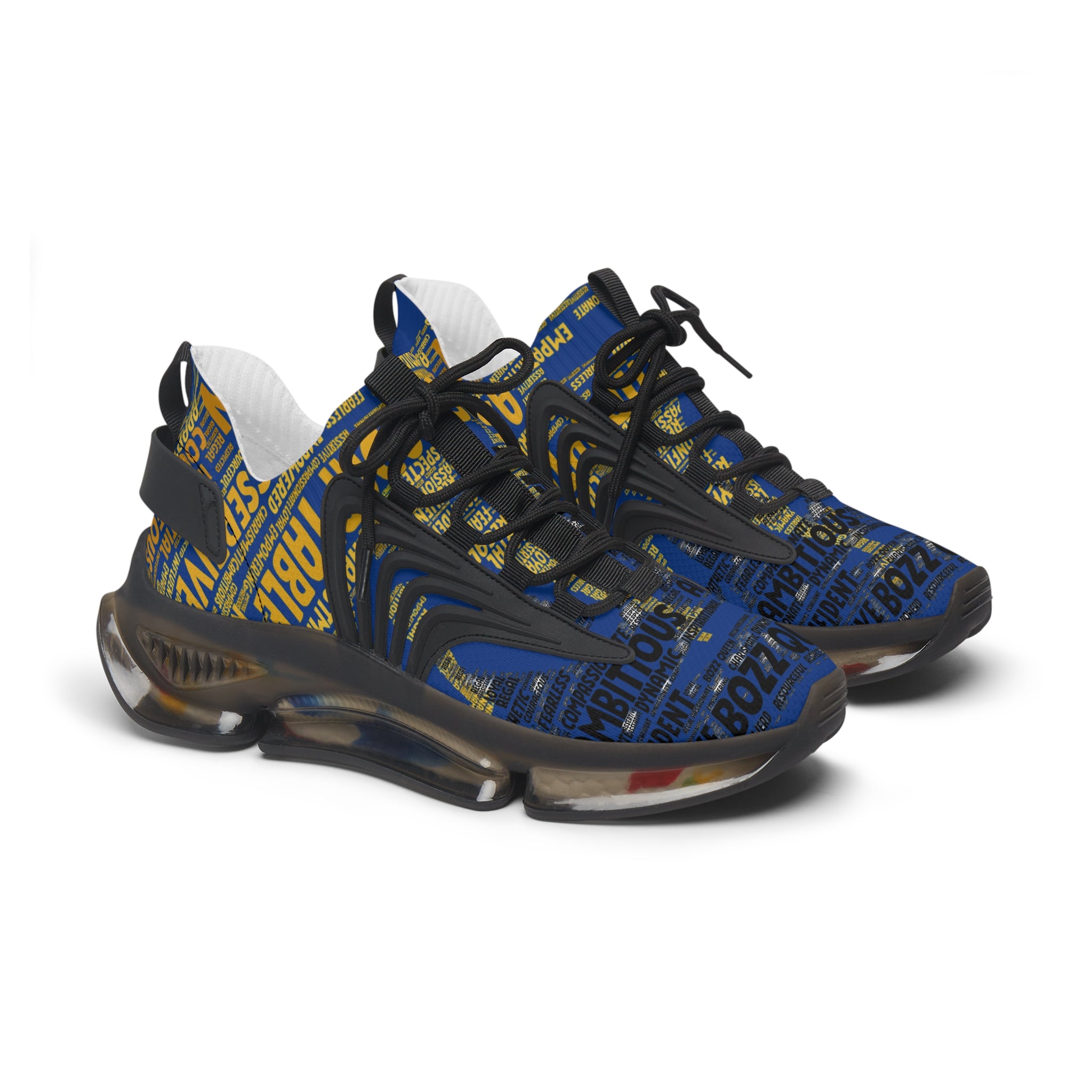 I AM Series Dark Blue Women's Mesh Sneakers - Lightweight Athletic Shoes
