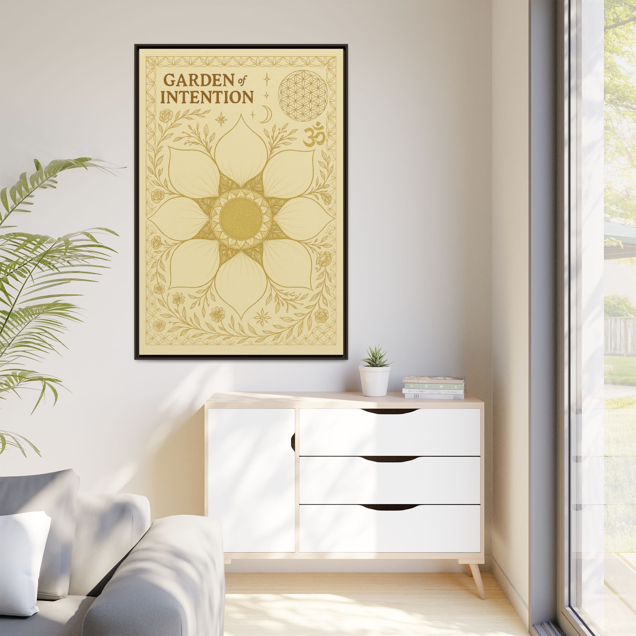 Matte Canvas, Framed (Multi-color)