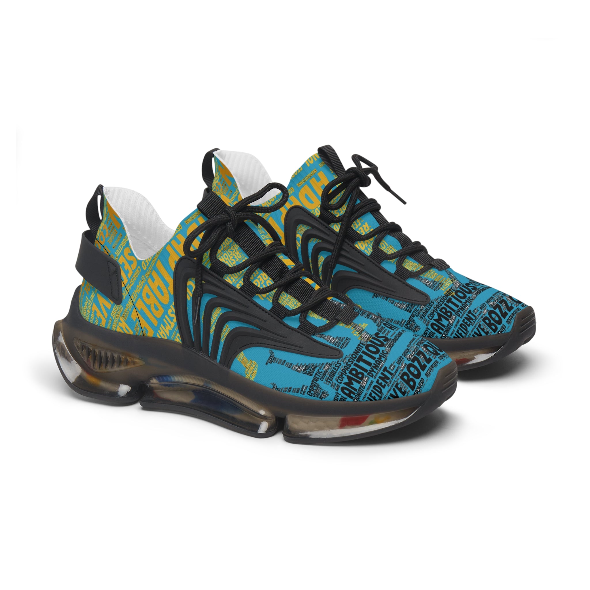 I AM Series Women's Mesh Sneakers - Turquoise Lightweight Athletic Shoes