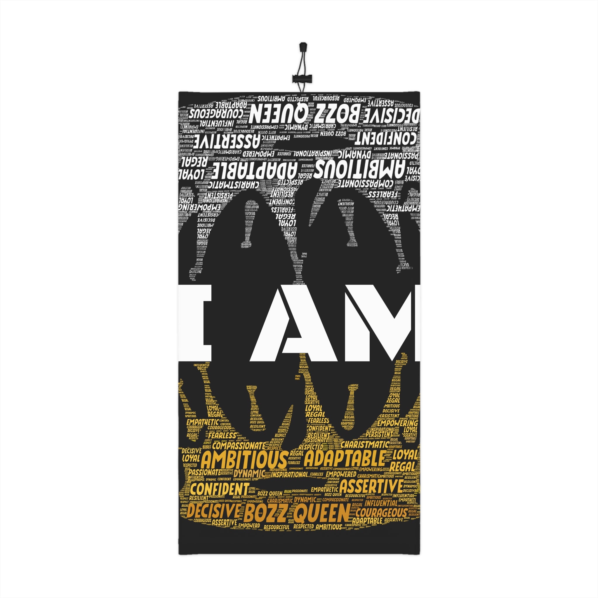I AM Series Empowering Neck Gaiter - Winter Confidence Wear & Mindset Motivation