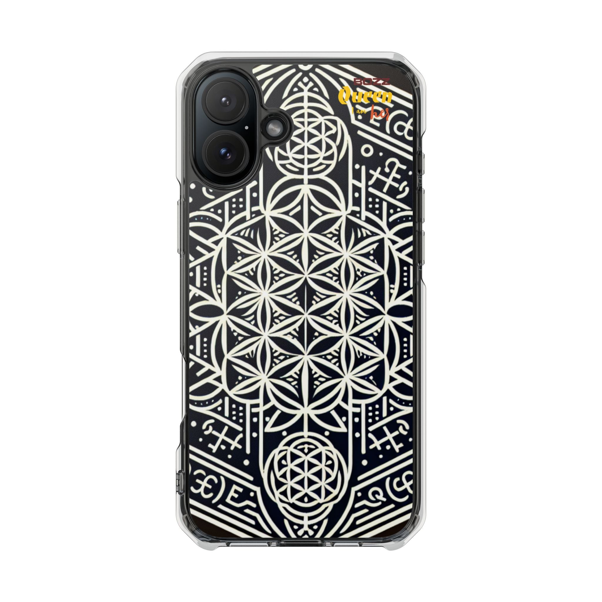 Magnetic Clear Impact Phone Cases with Geometric Design, Protective Cell Phone Covers, Unique Gift for Tech Lovers, Modern [...]