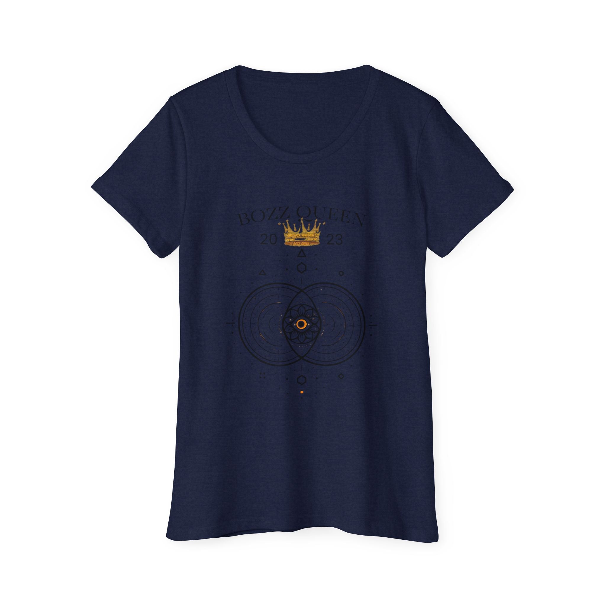 Bozz Queen Vesica Piscis Sacred Geometry T-Shirt - Women's Organic Cotton Tee