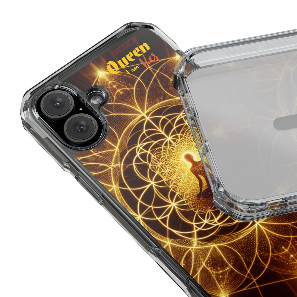 Spiritual Magnetic Phone Case - Boho Chic, Crystal Energy, Mindfulness Gift, Yoga Accessory, Meditation Decor