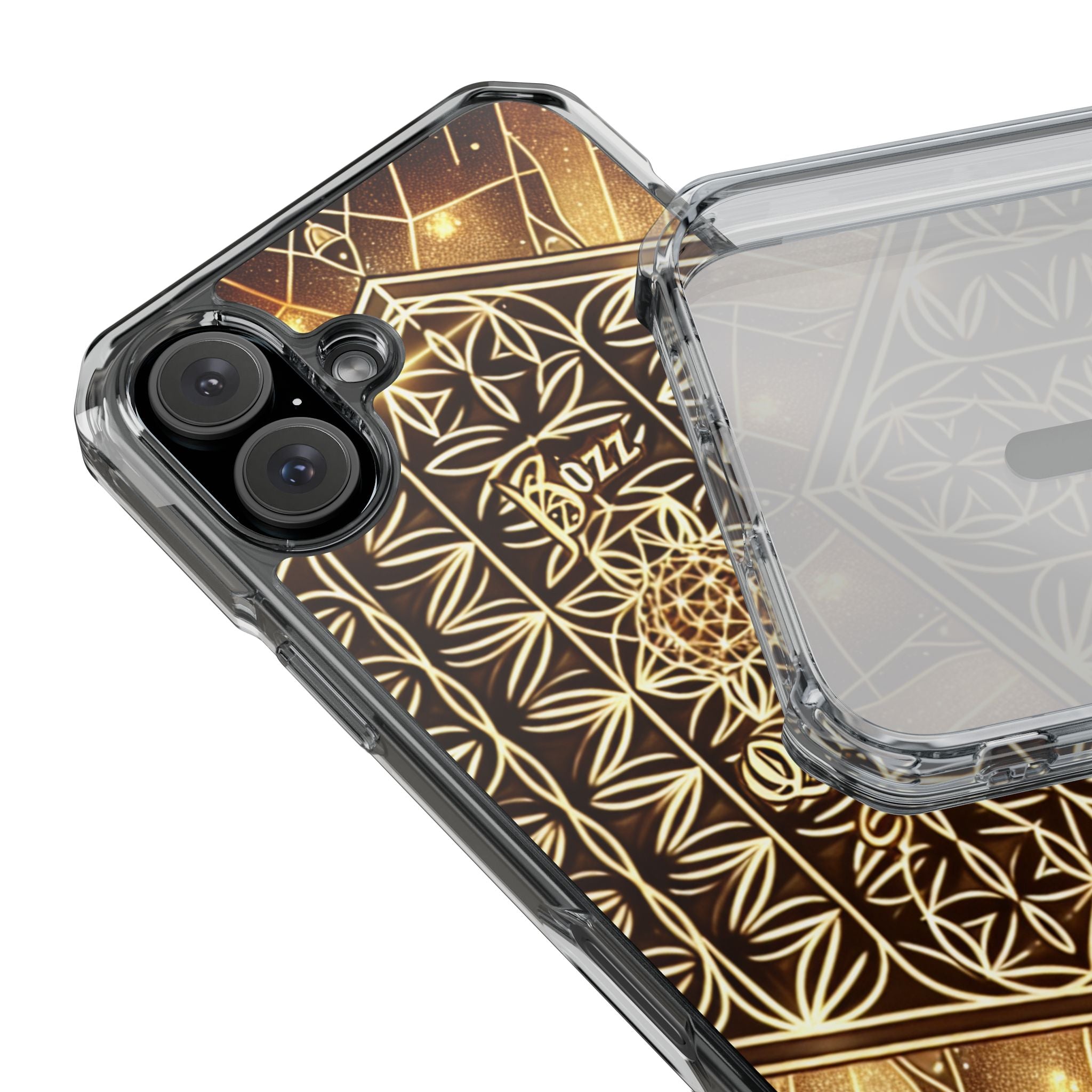 Magnetic Phone Case, Bozz Queen Case, Unique Clear Case, Customizable Phone Cover, Perfect Gift for Her