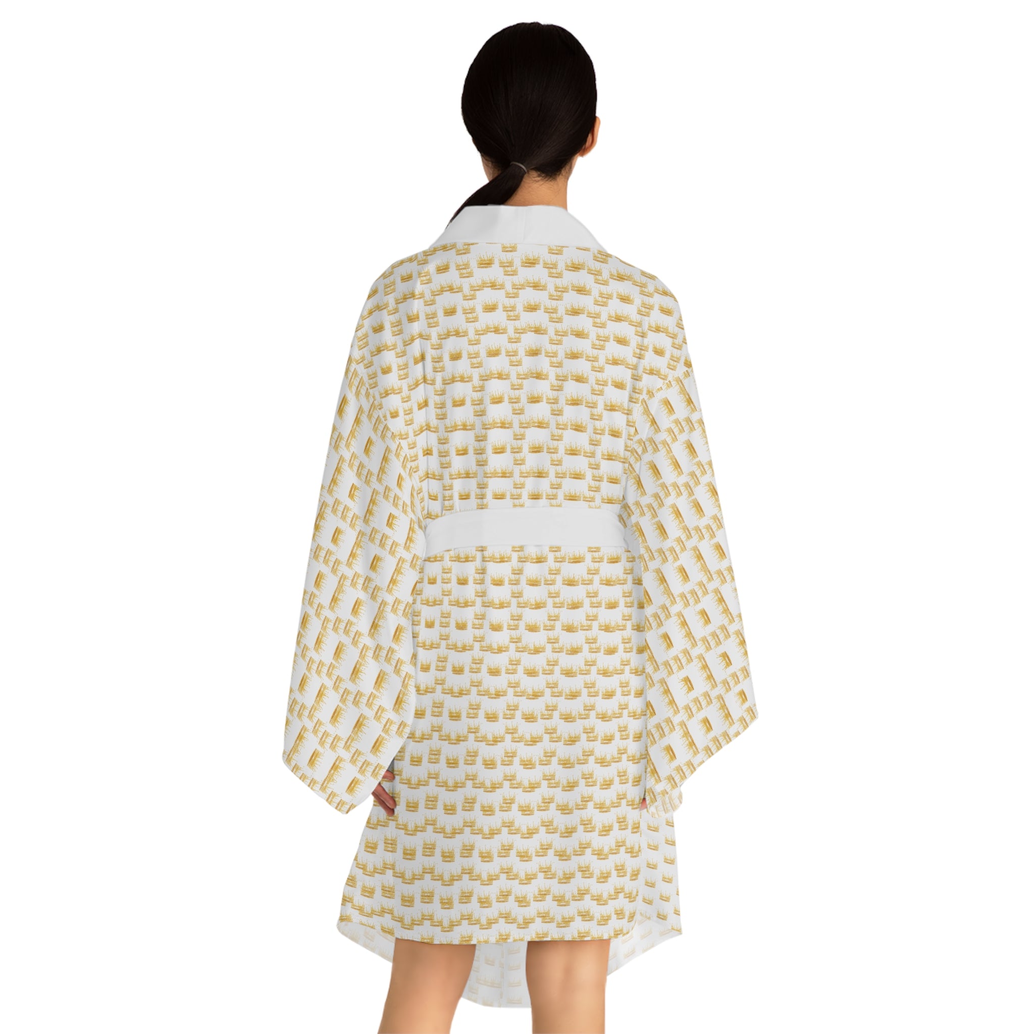 Long Sleeve Kimono Robe (AOP)