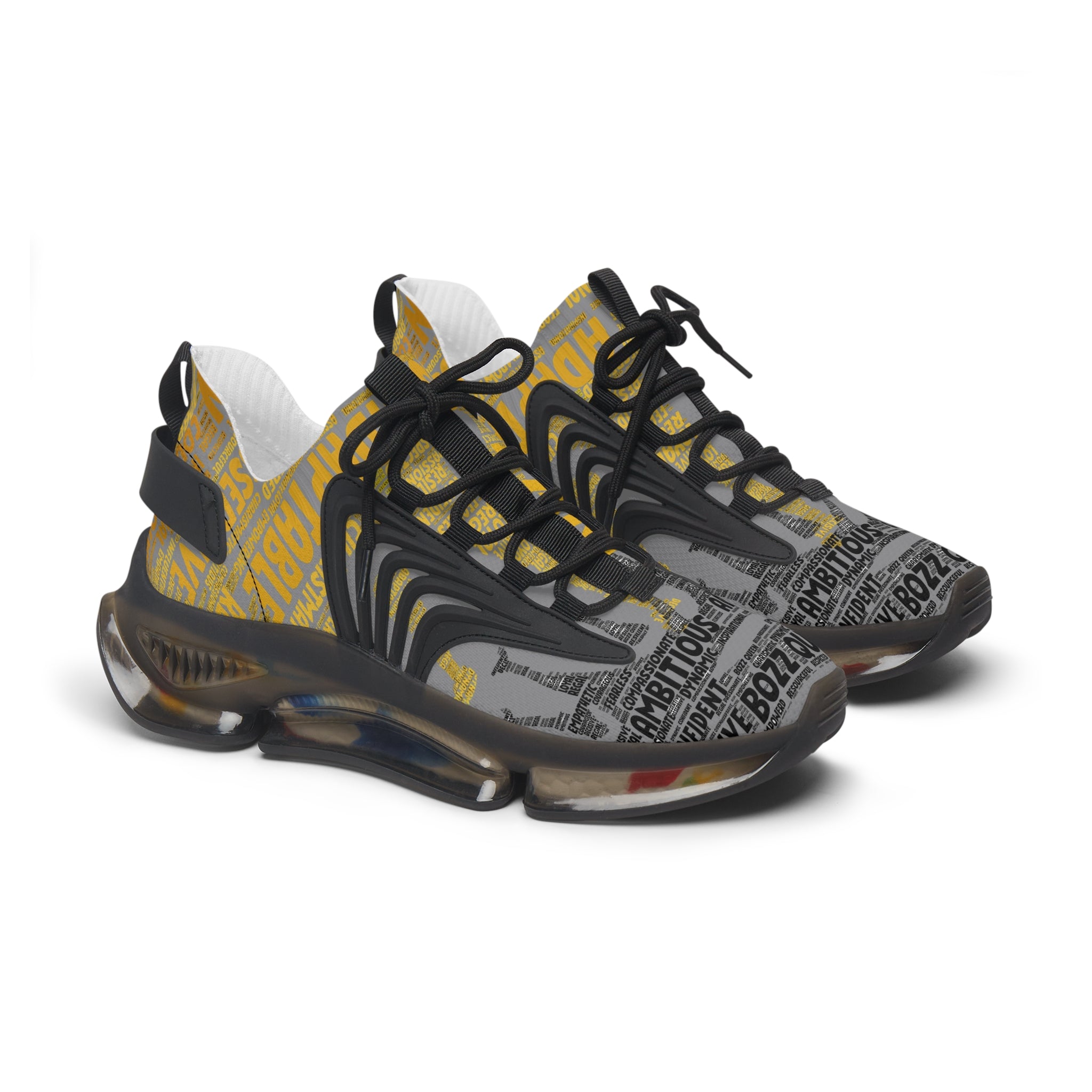 I AM Series Women's Mesh Sneakers - Grey Lightweight Athletic Shoes