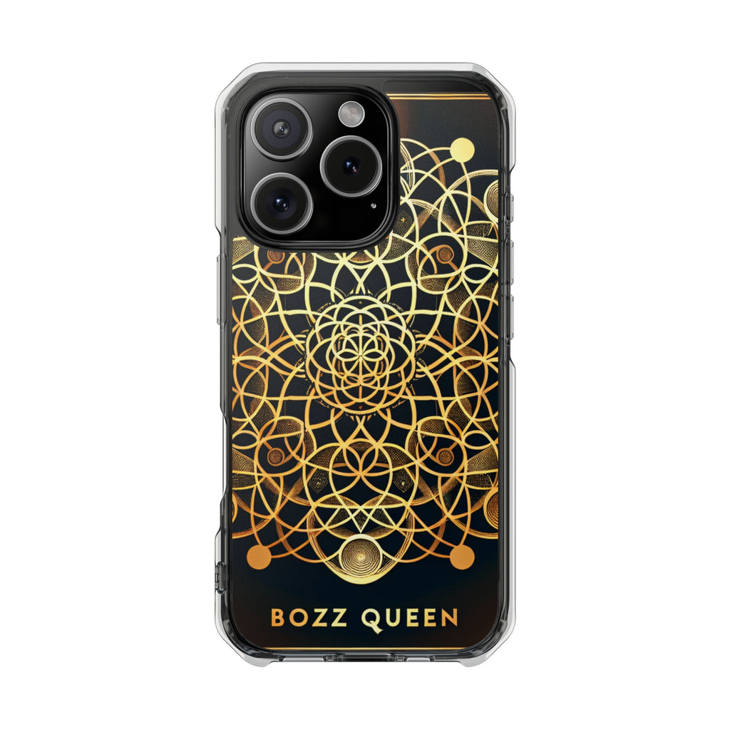 Bozz Queen Magnetic Clear Impact Case - Stylish, Protective Phone Case for Empowering Vibes, Gift for Her, Trendy Tech Accessories, [...]