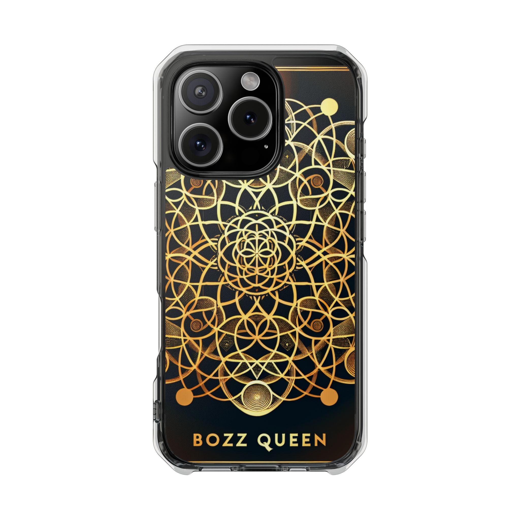 Bozz Queen Magnetic Clear Impact Case - Stylish, Protective Phone Case for Empowering Vibes, Gift for Her, Trendy Tech Accessories, [...]