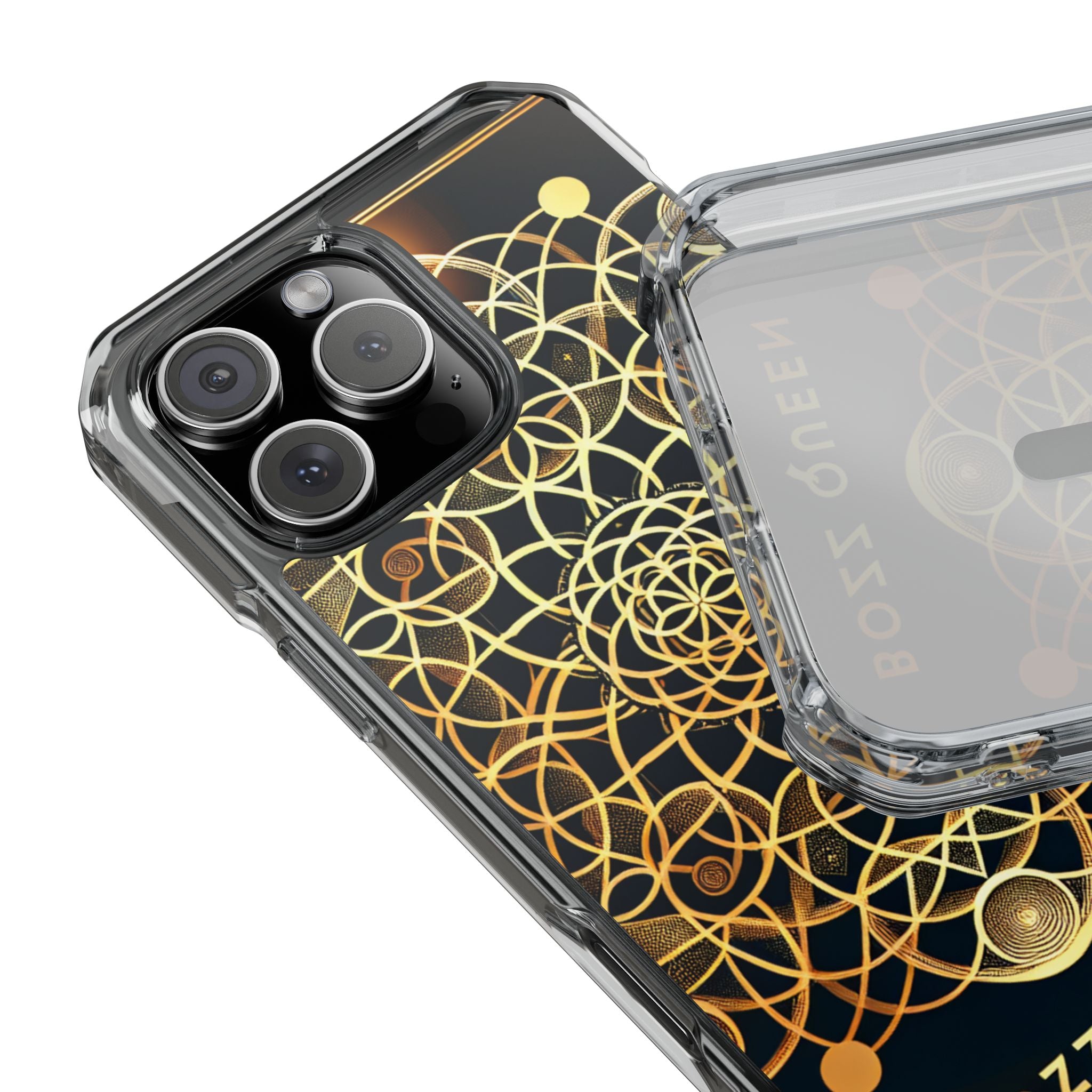 Bozz Queen Magnetic Clear Impact Case - Stylish, Protective Phone Case for Empowering Vibes, Gift for Her, Trendy Tech Accessories, [...]