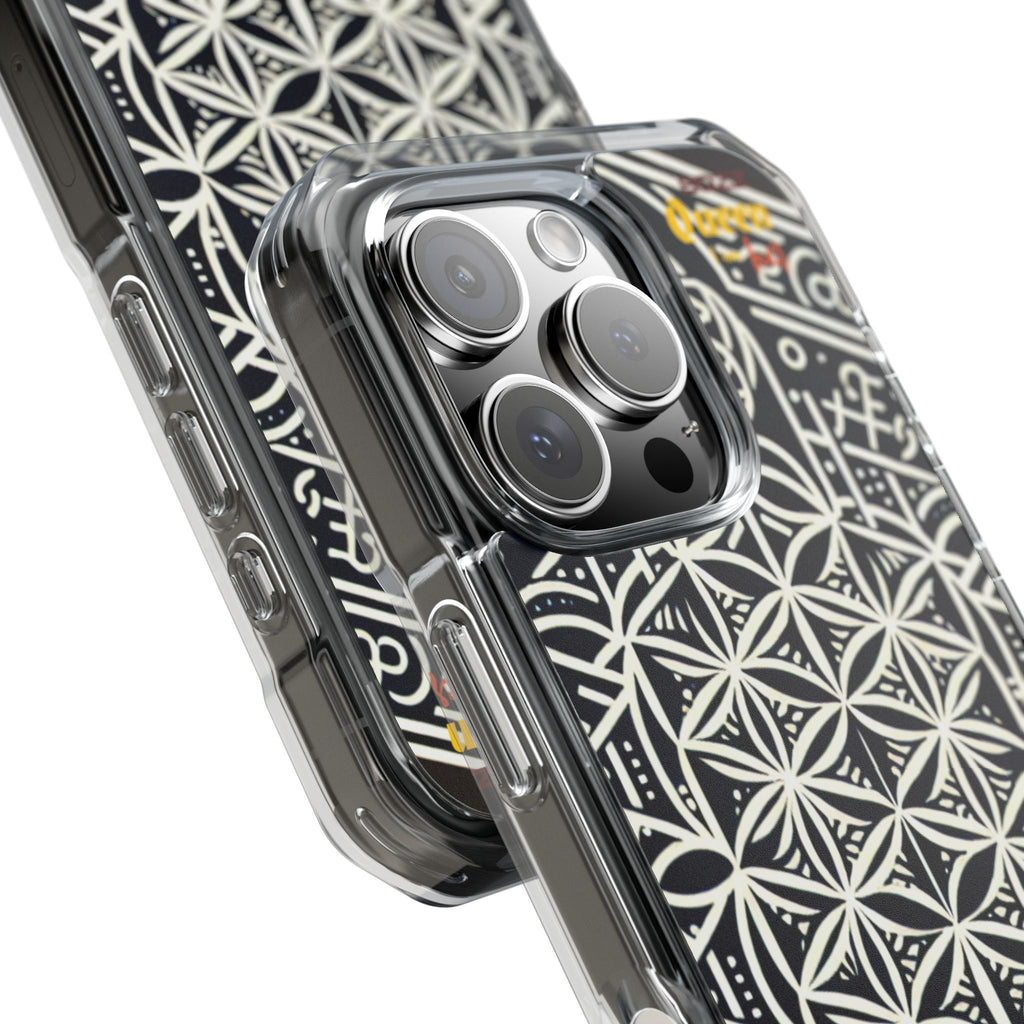 Magnetic Clear Impact Phone Cases with Geometric Design, Protective Cell Phone Covers, Unique Gift for Tech Lovers, Modern [...]