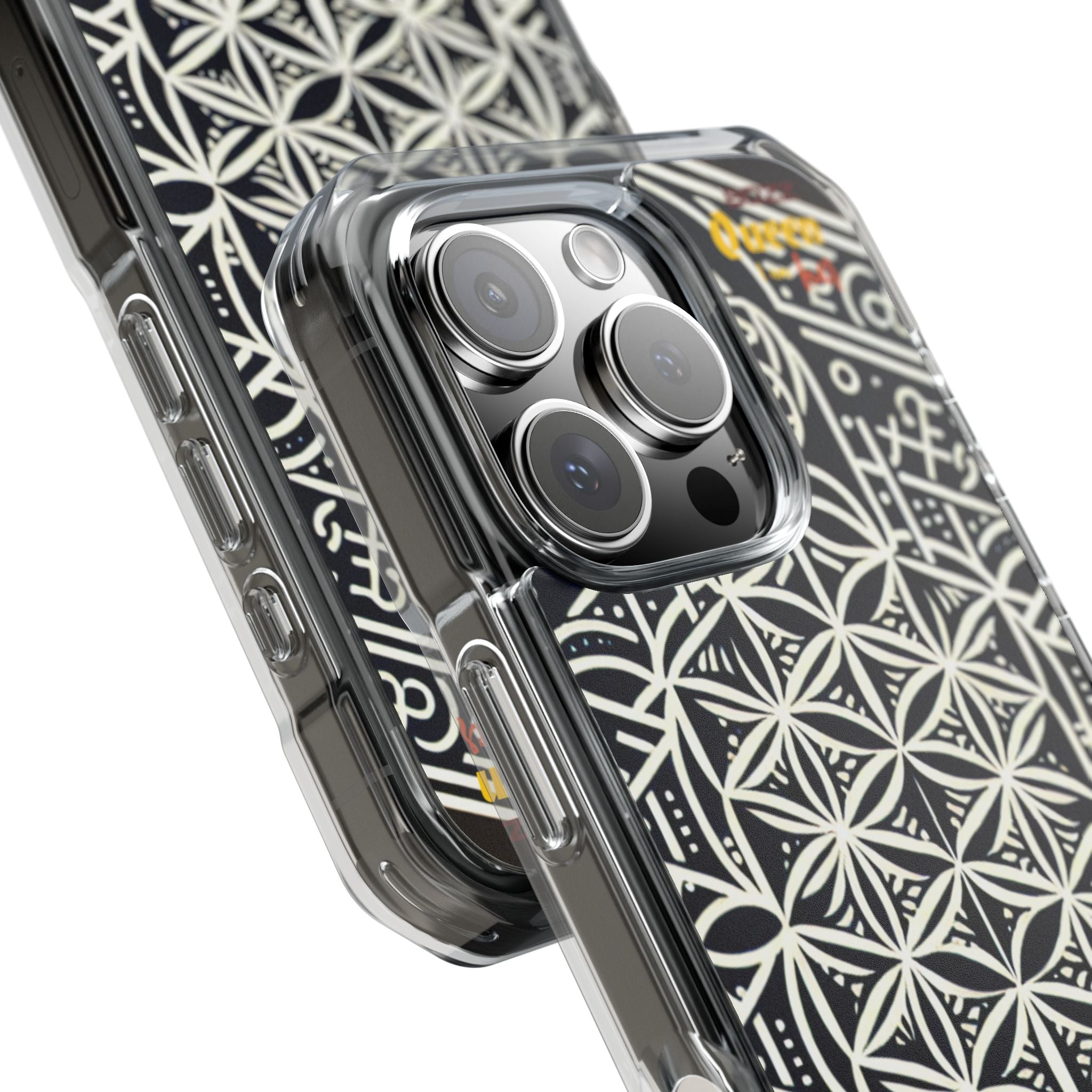 Magnetic Clear Impact Phone Cases with Geometric Design, Protective Cell Phone Covers, Unique Gift for Tech Lovers, Modern [...]