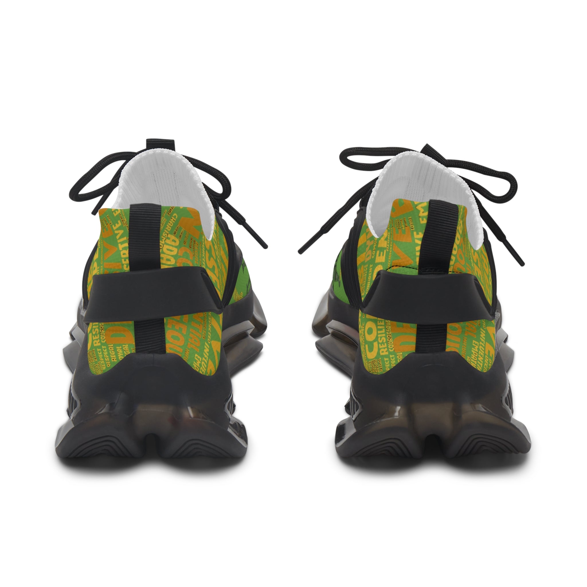I AM Series Women's Mesh Sneakers - Green Lightweight Athletic Shoes