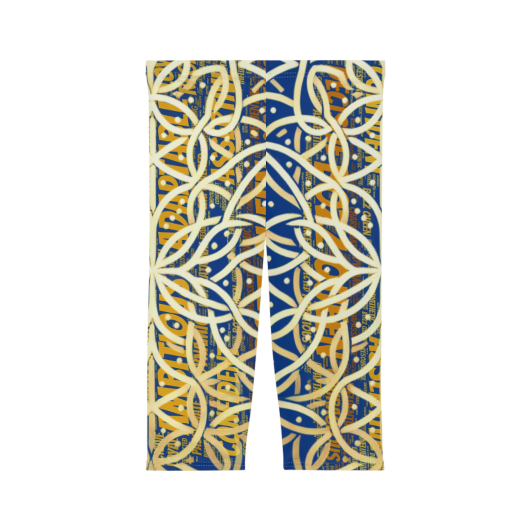 Dark Blue Chic Women's Capri Leggings - Stylish Yoga Pants & Activewear